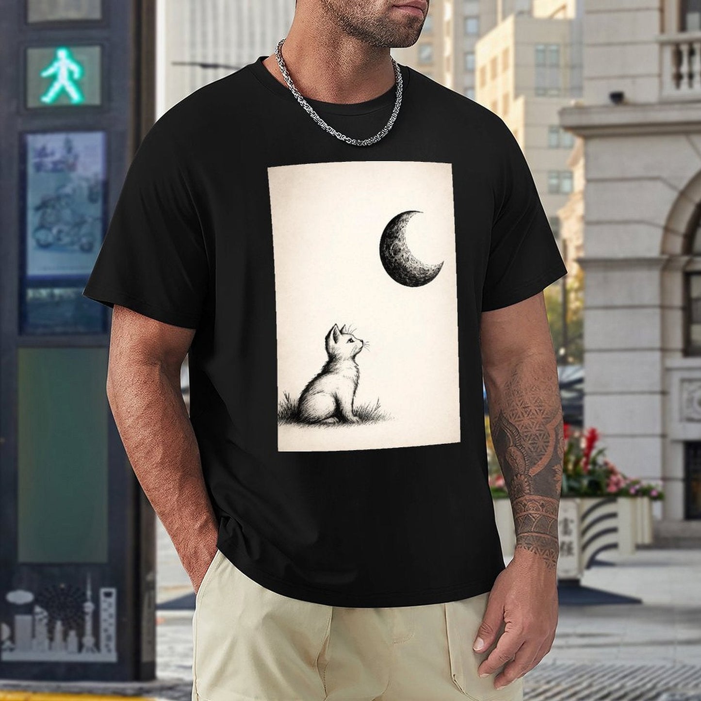 Men's Cotton Short - sleeved T-shirt, Breathable Loose - fitting Casual Summer Top, Suitable for Outdoor Activities and Daily Comfortable Wear,Men's T-shirt100%cottonzxv2oqpouofe - TrendyLookz