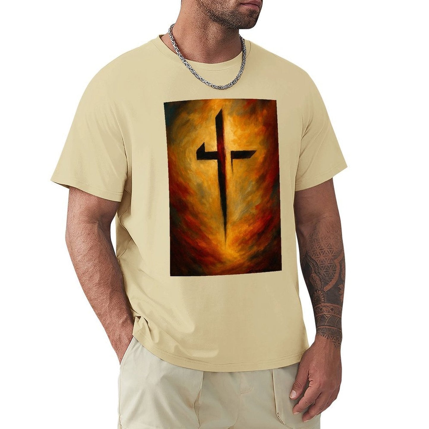 Men's Cotton Short - sleeved T-shirt, Breathable Loose - fitting Casual Summer Top, Suitable for Outdoor Activities and Daily Comfortable Wear,Men's T-shirt100%cottonzxv2oqvw4hxx - TrendyLookz
