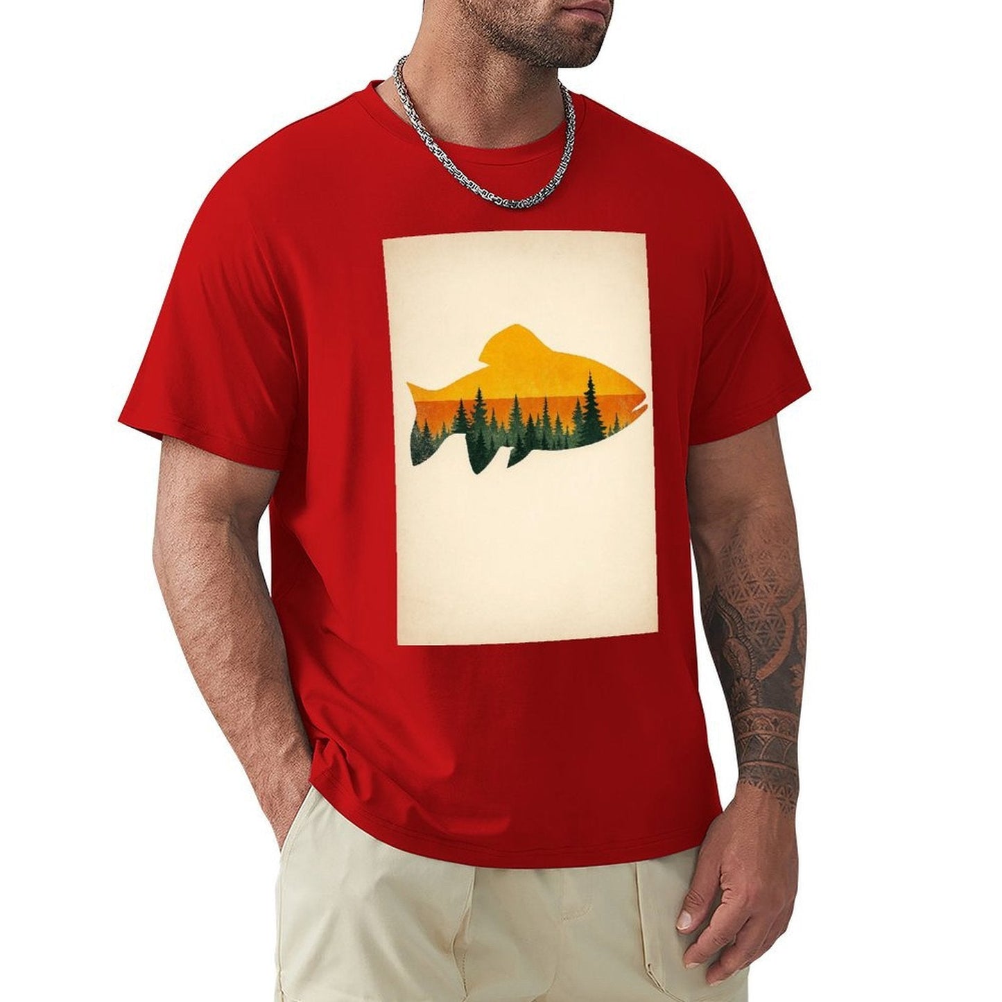 Men's Cotton Short - sleeved T-shirt, Breathable Loose - fitting Casual Summer Top, Suitable for Outdoor Activities and Daily Comfortable Wear,Men's T-shirt100%cottonzxv2oqt936yd - TrendyLookz