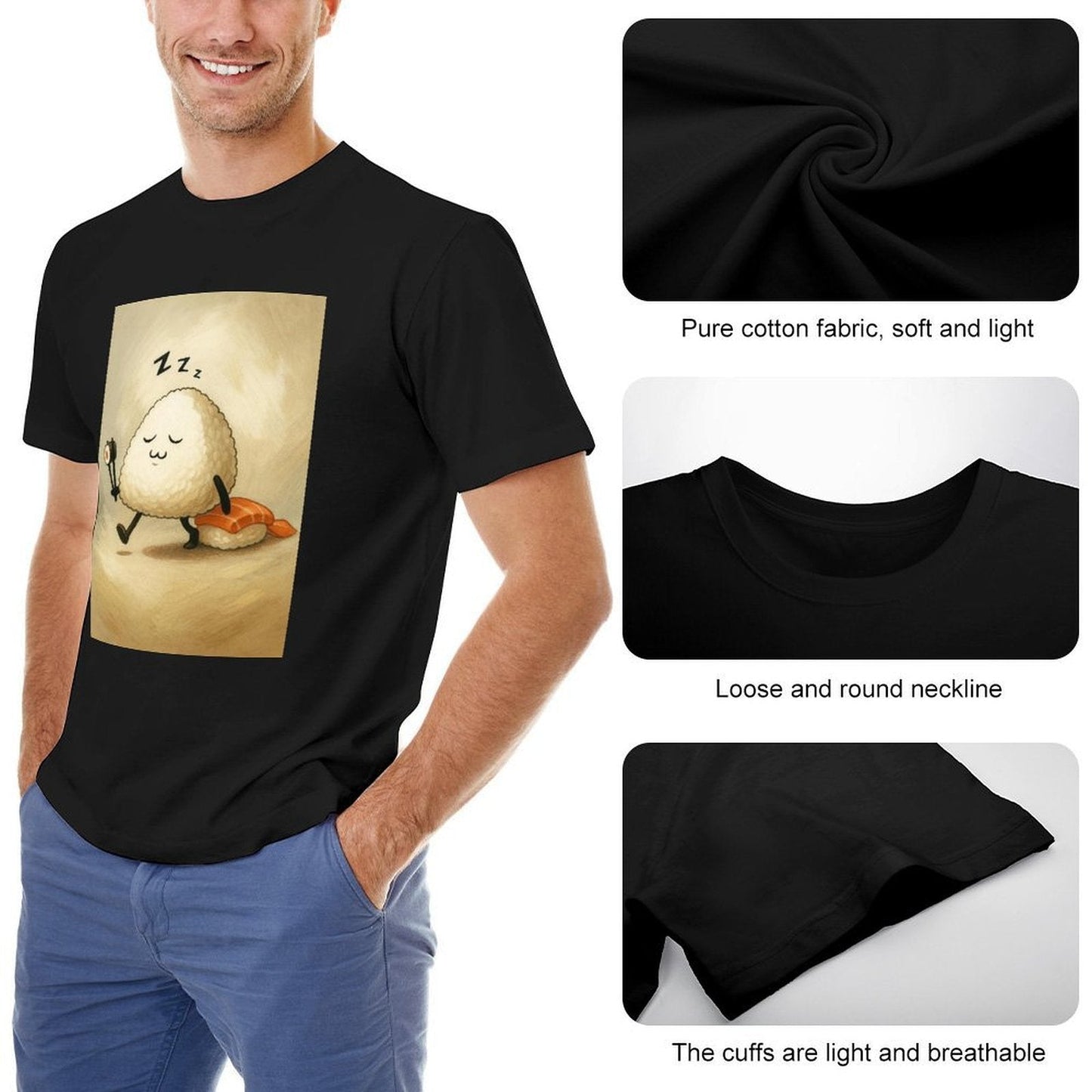 Men's Cotton Short - sleeved T-shirt, Breathable Loose - fitting Casual Summer Top, Suitable for Outdoor Activities and Daily Comfortable Wear,Men's T-shirt100%cottonzxv2oqlj2236 - TrendyLookz