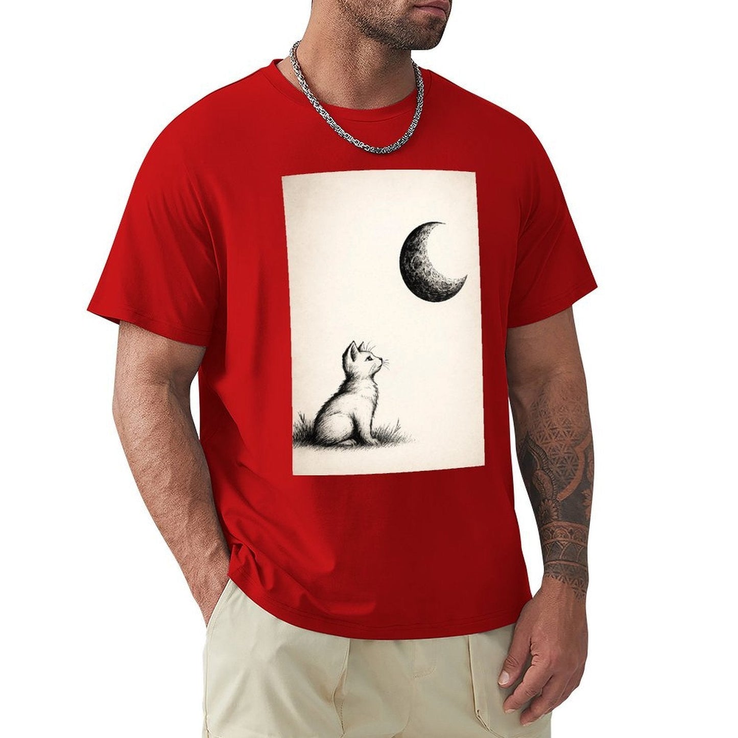 Men's Cotton Short - sleeved T-shirt, Breathable Loose - fitting Casual Summer Top, Suitable for Outdoor Activities and Daily Comfortable Wear,Men's T-shirt100%cottonzxv2oqpouofe - TrendyLookz