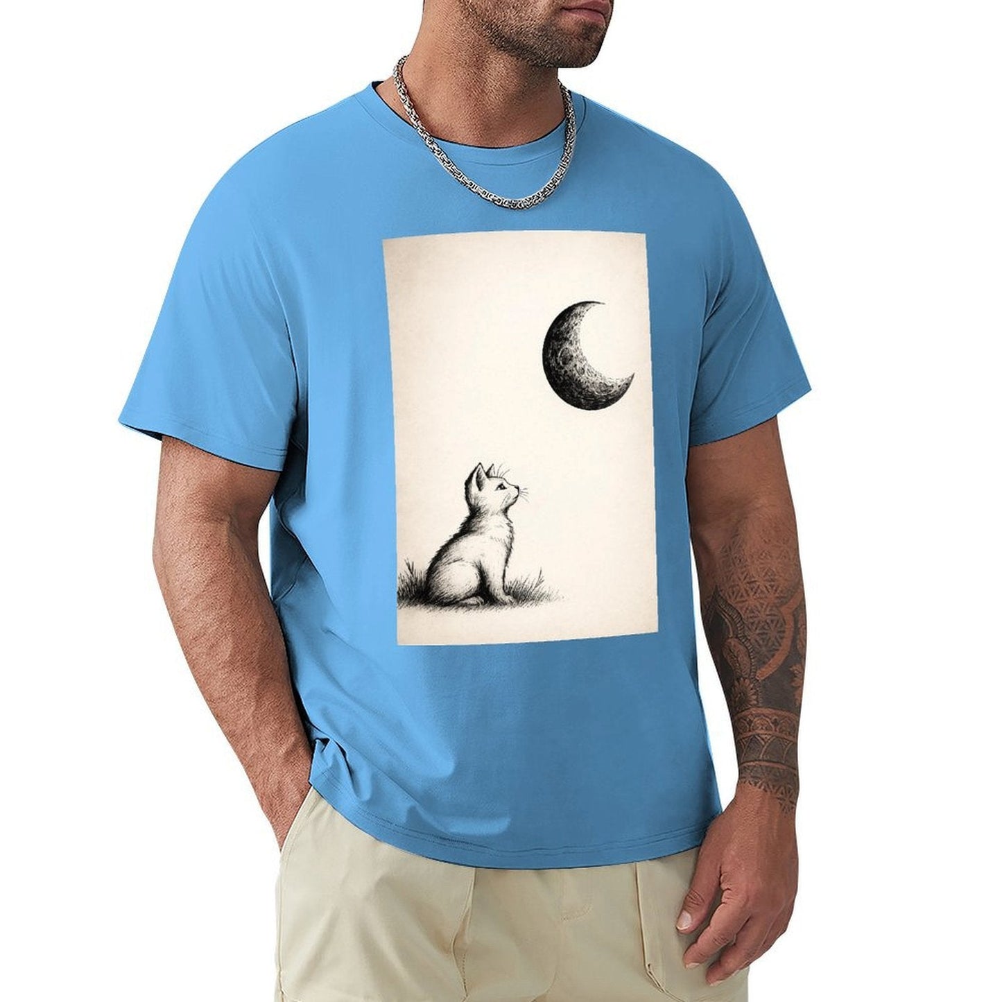 Men's Cotton Short - sleeved T-shirt, Breathable Loose - fitting Casual Summer Top, Suitable for Outdoor Activities and Daily Comfortable Wear,Men's T-shirt100%cottonzxv2oqpouofe - TrendyLookz