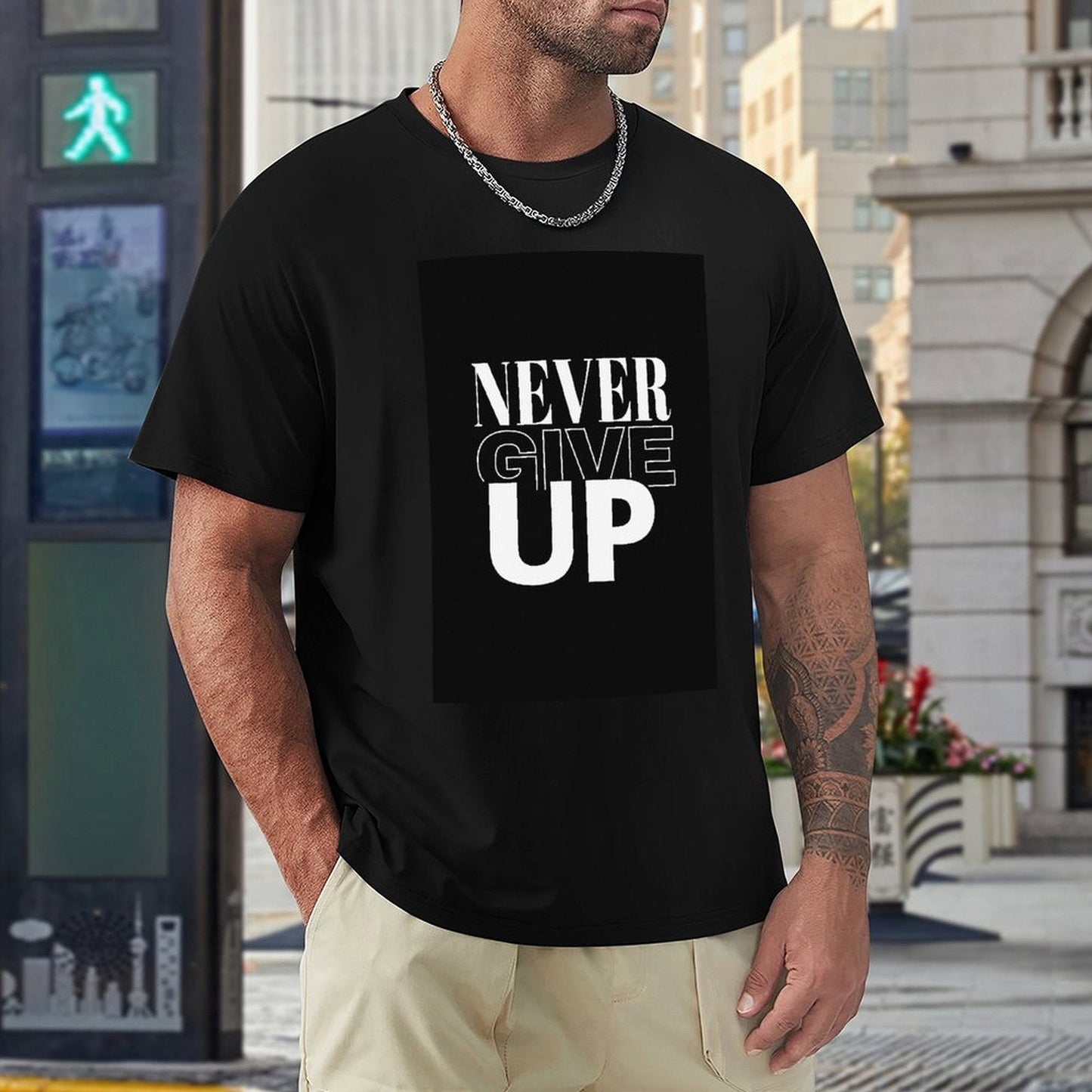 Men's Cotton Short - sleeved T-shirt, Breathable Loose - fitting Casual Summer Top, Suitable for Outdoor Activities and Daily Comfortable Wear,Men's T-shirt100%cottonzxv2oqe5r3be - TrendyLookz