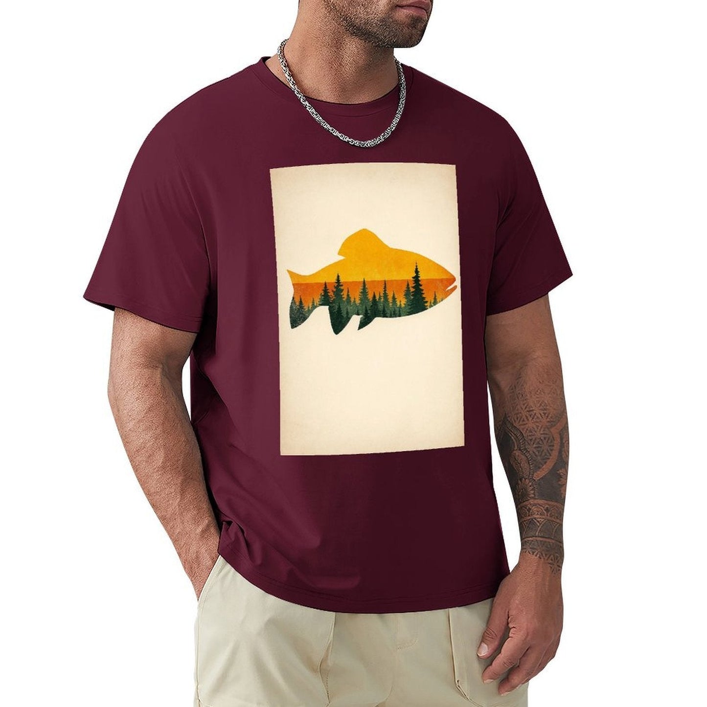 Men's Cotton Short - sleeved T-shirt, Breathable Loose - fitting Casual Summer Top, Suitable for Outdoor Activities and Daily Comfortable Wear,Men's T-shirt100%cottonzxv2oqt936yd - TrendyLookz