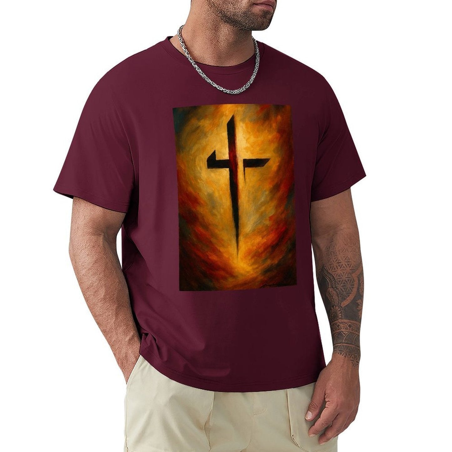 Men's Cotton Short - sleeved T-shirt, Breathable Loose - fitting Casual Summer Top, Suitable for Outdoor Activities and Daily Comfortable Wear,Men's T-shirt100%cottonzxv2oqvw4hxx - TrendyLookz