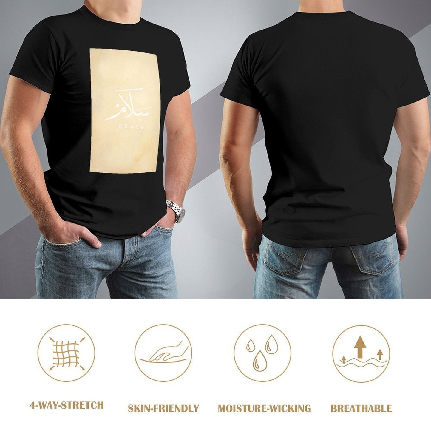 Men's Cotton Short - sleeved T-shirt, Breathable Loose - fitting Casual Summer Top, Suitable for Outdoor Activities and Daily Comfortable Wear,Men's T-shirt100%cottonzxv2oqk8tkxp - TrendyLookz