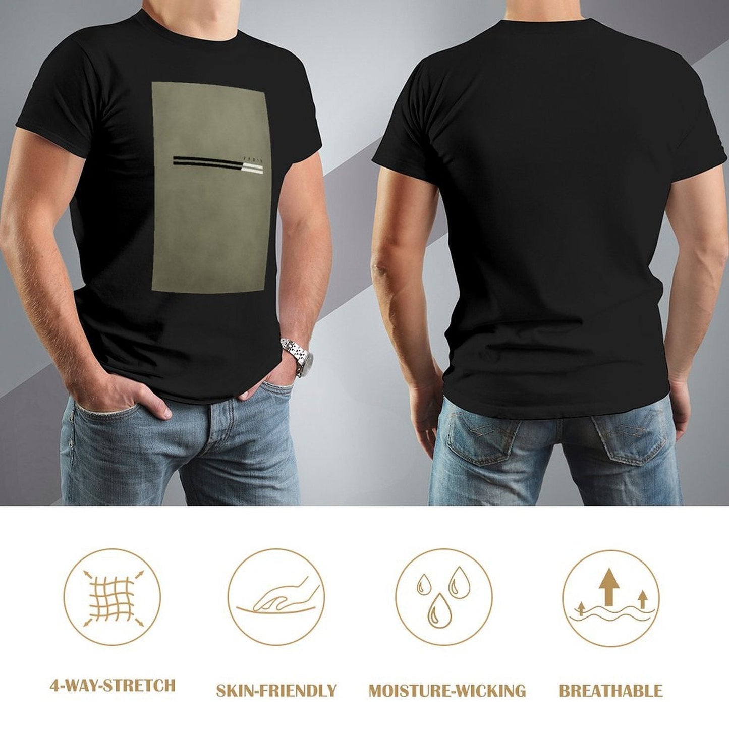 Men's Cotton Short - sleeved T-shirt, Breathable Loose - fitting Casual Summer Top, Suitable for Outdoor Activities and Daily Comfortable Wear,Men's T-shirt100%cottonzxv2oqwdq55v - TrendyLookz