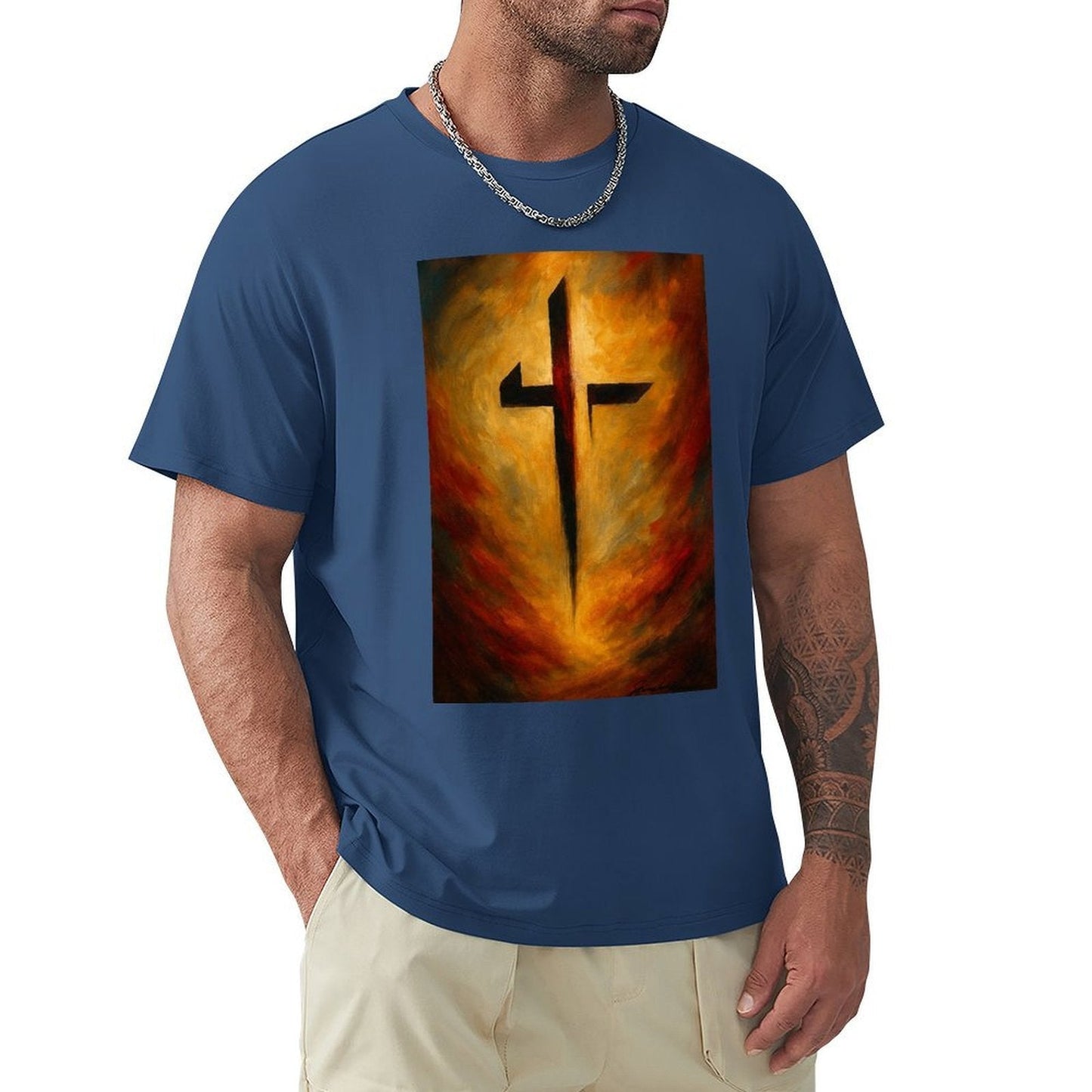 Men's Cotton Short - sleeved T-shirt, Breathable Loose - fitting Casual Summer Top, Suitable for Outdoor Activities and Daily Comfortable Wear,Men's T-shirt100%cottonzxv2oqvw4hxx - TrendyLookz