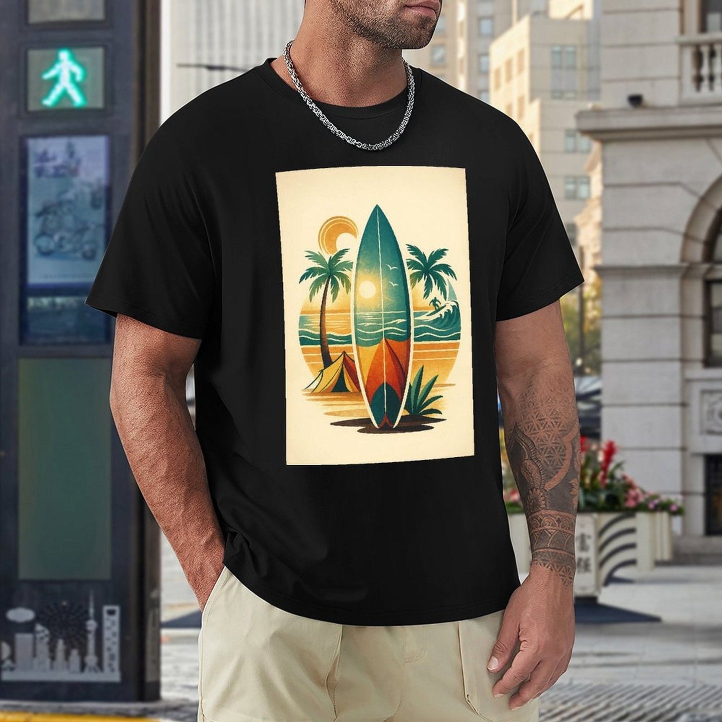,Men's Cotton Short - sleeved T-shirt, Breathable Loose - fitting Casual Summer Top, Suitable for Outdoor Activities and Daily Comfortable Wear,Men's T-shirt100%cottonzxv2owgy2orx - TrendyLookz