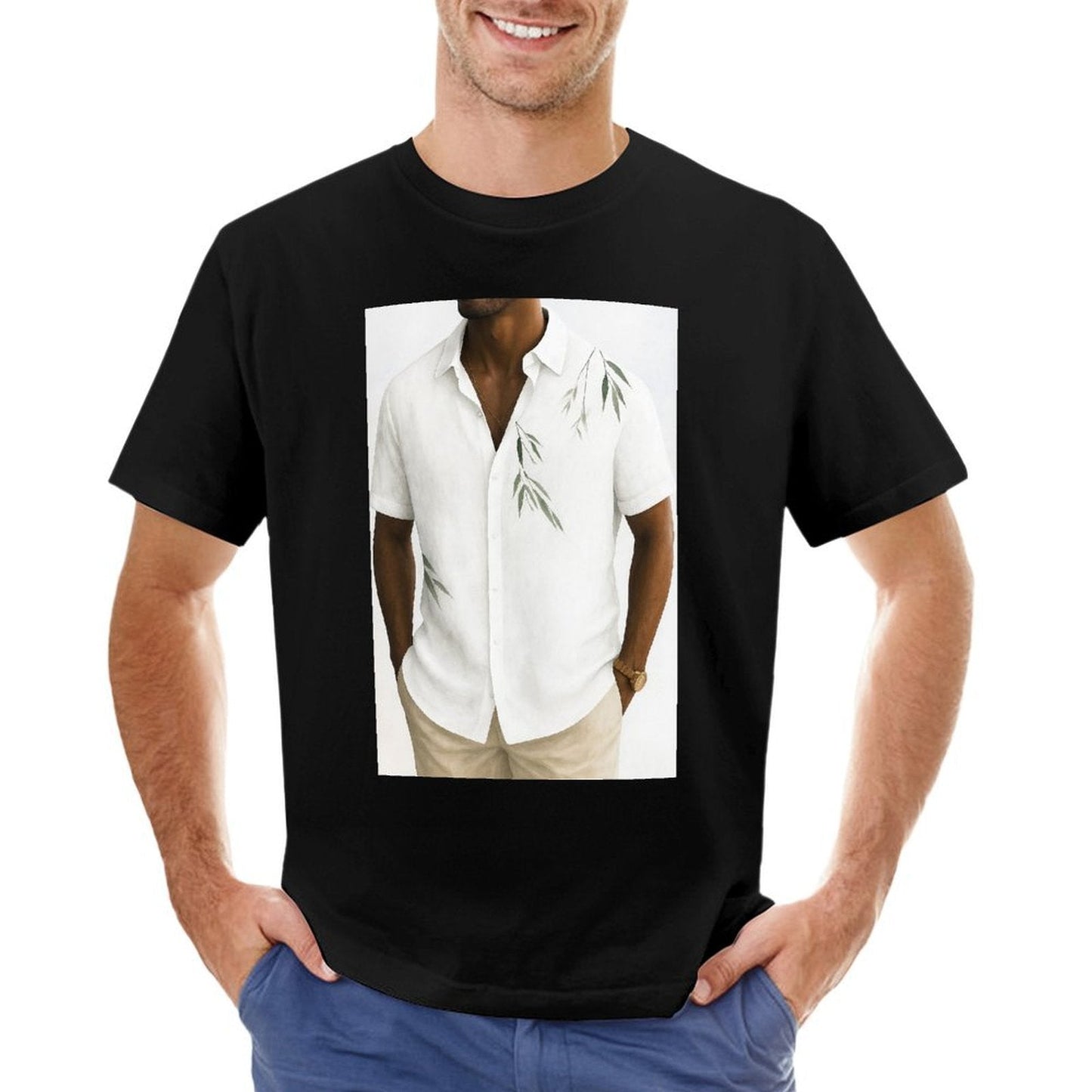 Men's Cotton Short - sleeved T-shirt, Breathable Loose - fitting Casual Summer Top, Suitable for Outdoor Activities and Daily Comfortable Wear,Men's T-shirt100%cottonzxv2ow99xd0q - TrendyLookz