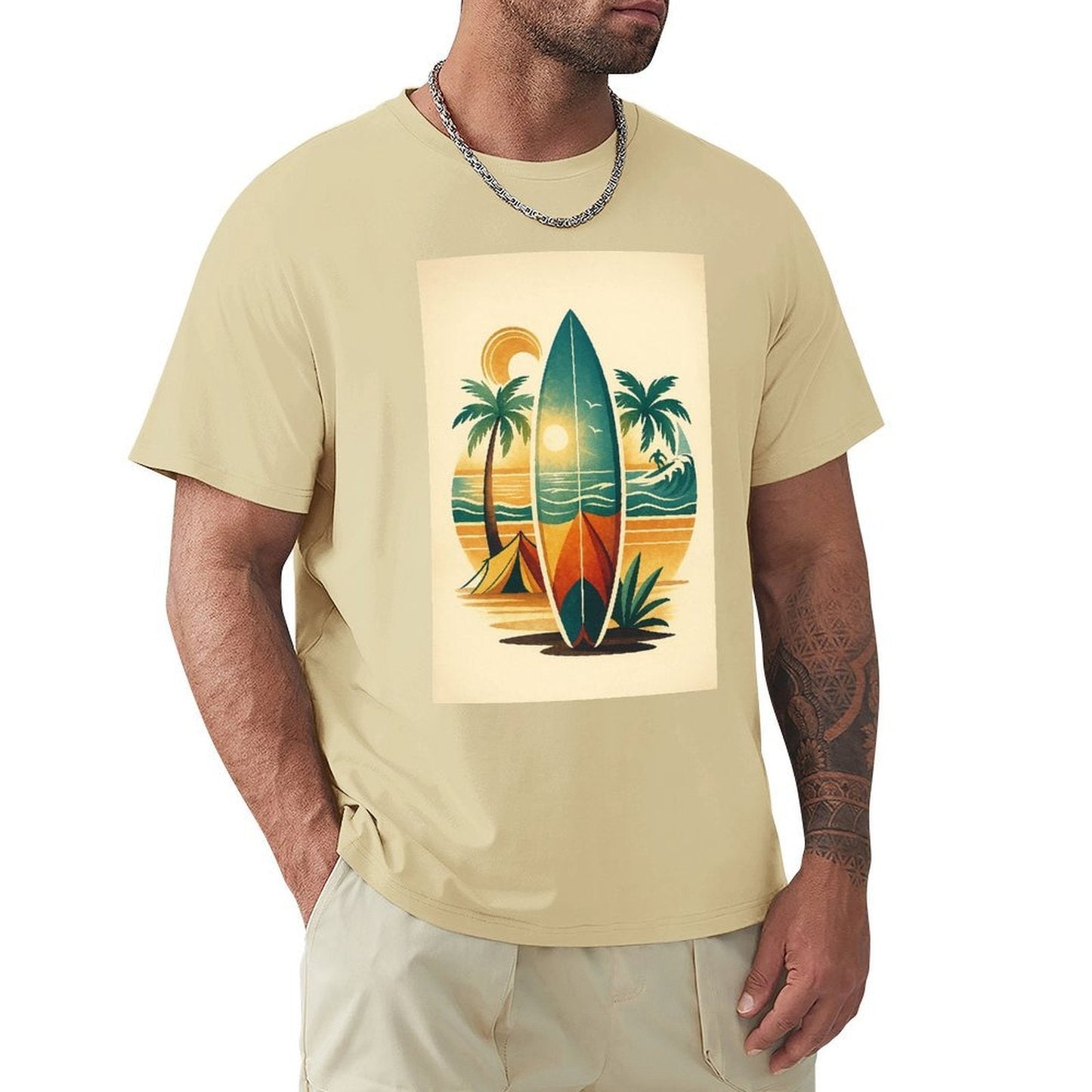 ,Men's Cotton Short - sleeved T-shirt, Breathable Loose - fitting Casual Summer Top, Suitable for Outdoor Activities and Daily Comfortable Wear,Men's T-shirt100%cottonzxv2owgy2orx - TrendyLookz