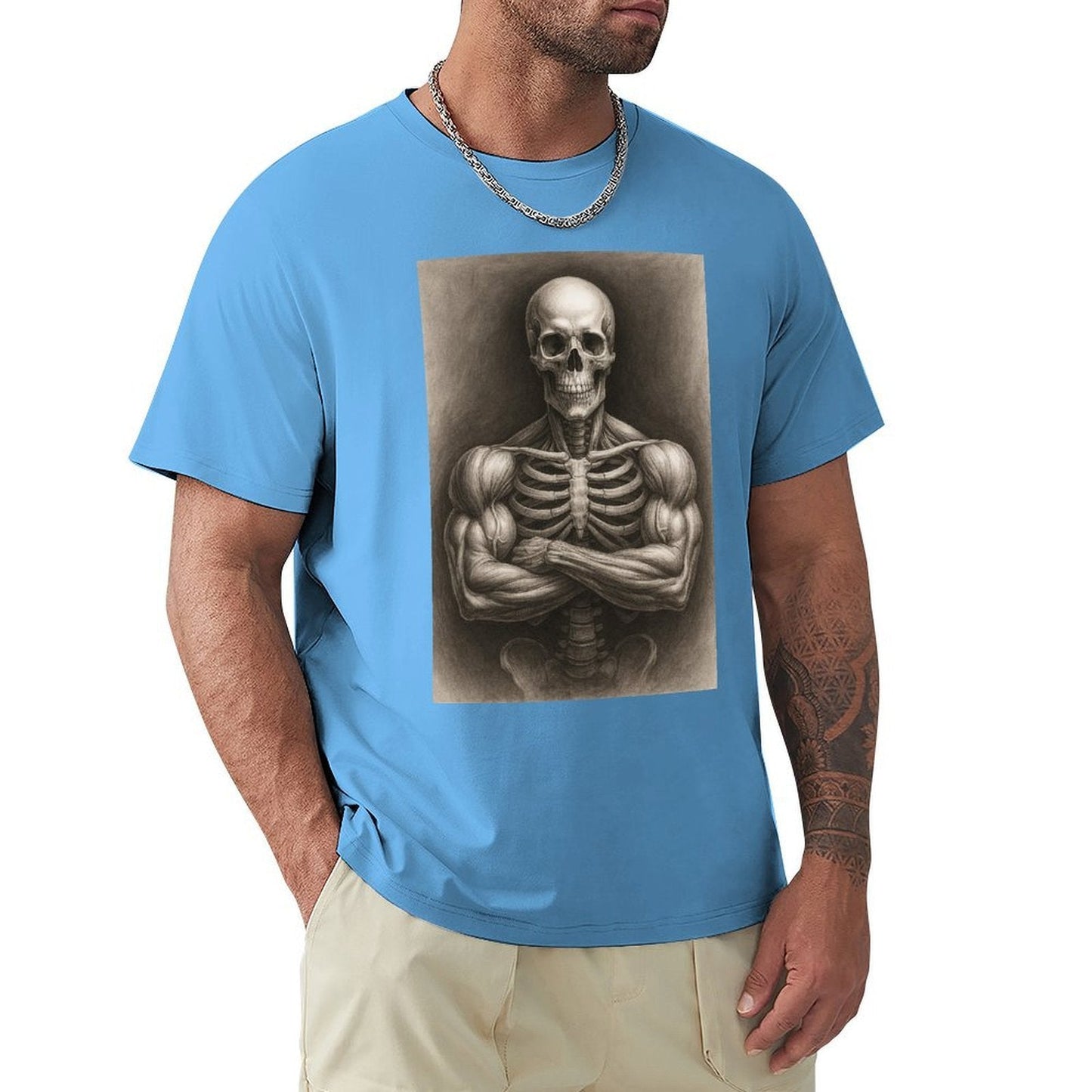 Men's Cotton Short - sleeved T-shirt, Breathable Loose - fitting Casual Summer Top, Suitable for Outdoor Activities and Daily Comfortable Wear,Men's T-shirt100%cottonzxv2owrqq576 - TrendyLookz