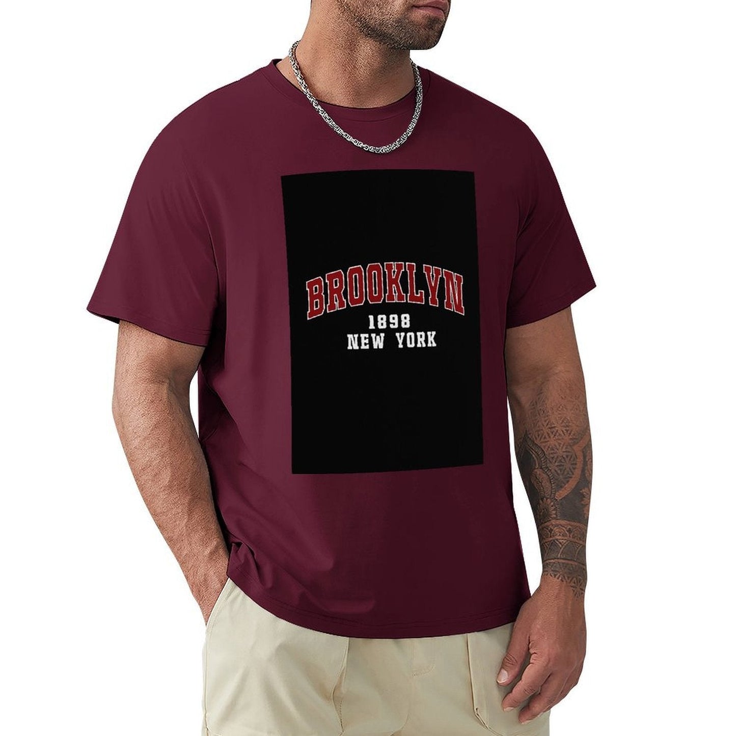 Men's Cotton Short - sleeved T-shirt, Breathable Loose - fitting Casual Summer Top, Suitable for Outdoor Activities and Daily Comfortable Wear,Men's T-shirt100%cottonzxv2owmkduct - TrendyLookz
