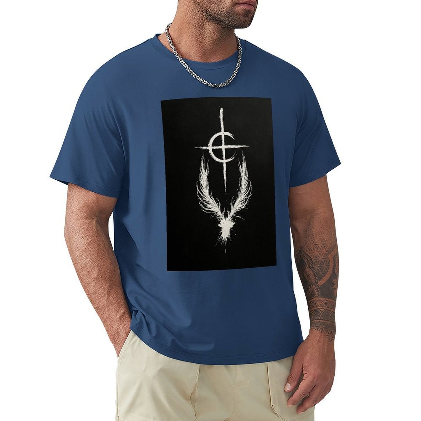 Men's Cotton Short - sleeved T-shirt, Breathable Loose - fitting Casual Summer Top, Suitable for Outdoor Activities and Daily Comfortable Wear,Men's T-shirt100%cottonzxv2owvyj6yv - TrendyLookz
