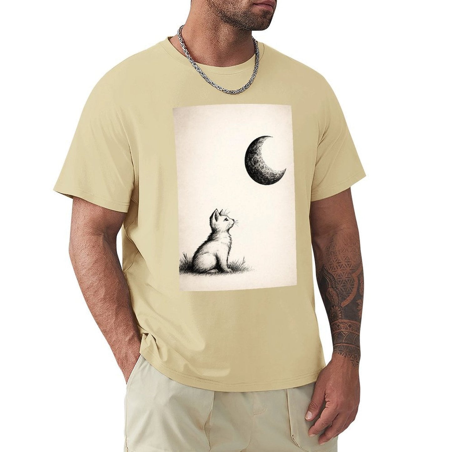 Men's Cotton Short - sleeved T-shirt, Breathable Loose - fitting Casual Summer Top, Suitable for Outdoor Activities and Daily Comfortable Wear,Men's T-shirt100%cottonzxv2oqpouofe - TrendyLookz