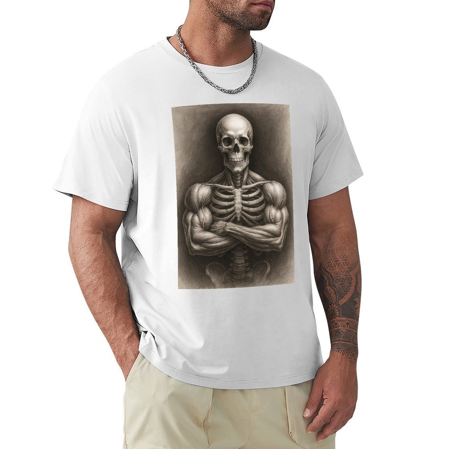 Men's Cotton Short - sleeved T-shirt, Breathable Loose - fitting Casual Summer Top, Suitable for Outdoor Activities and Daily Comfortable Wear,Men's T-shirt100%cottonzxv2owrqq576 - TrendyLookz