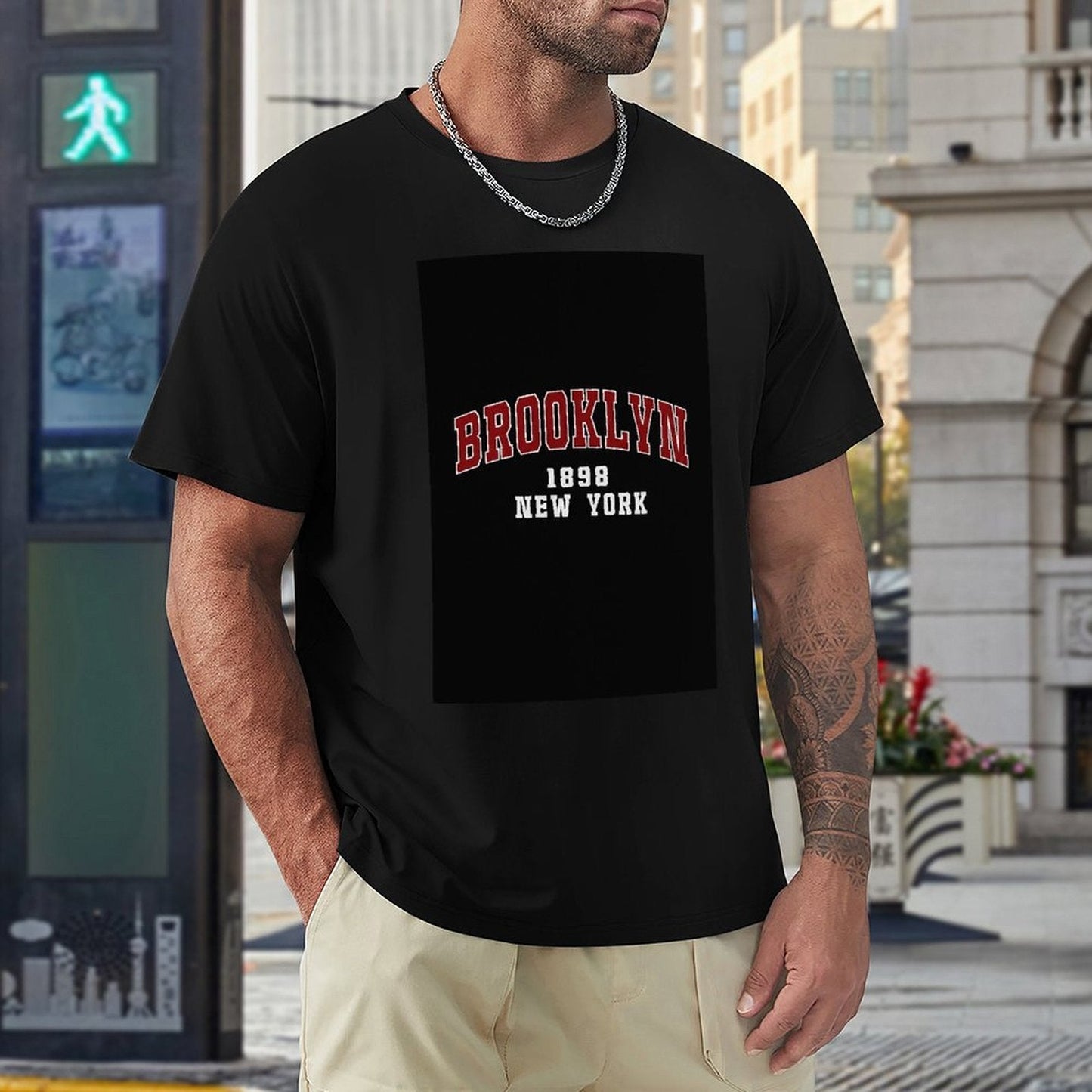 Men's Cotton Short - sleeved T-shirt, Breathable Loose - fitting Casual Summer Top, Suitable for Outdoor Activities and Daily Comfortable Wear,Men's T-shirt100%cottonzxv2owmkduct - TrendyLookz