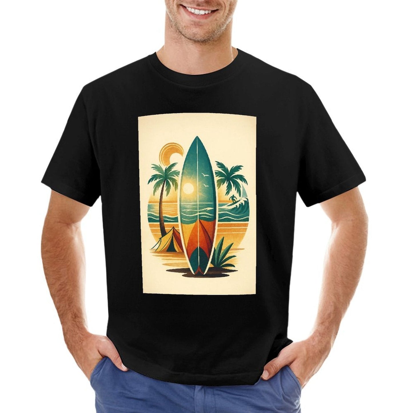 ,Men's Cotton Short - sleeved T-shirt, Breathable Loose - fitting Casual Summer Top, Suitable for Outdoor Activities and Daily Comfortable Wear,Men's T-shirt100%cottonzxv2owgy2orx - TrendyLookz