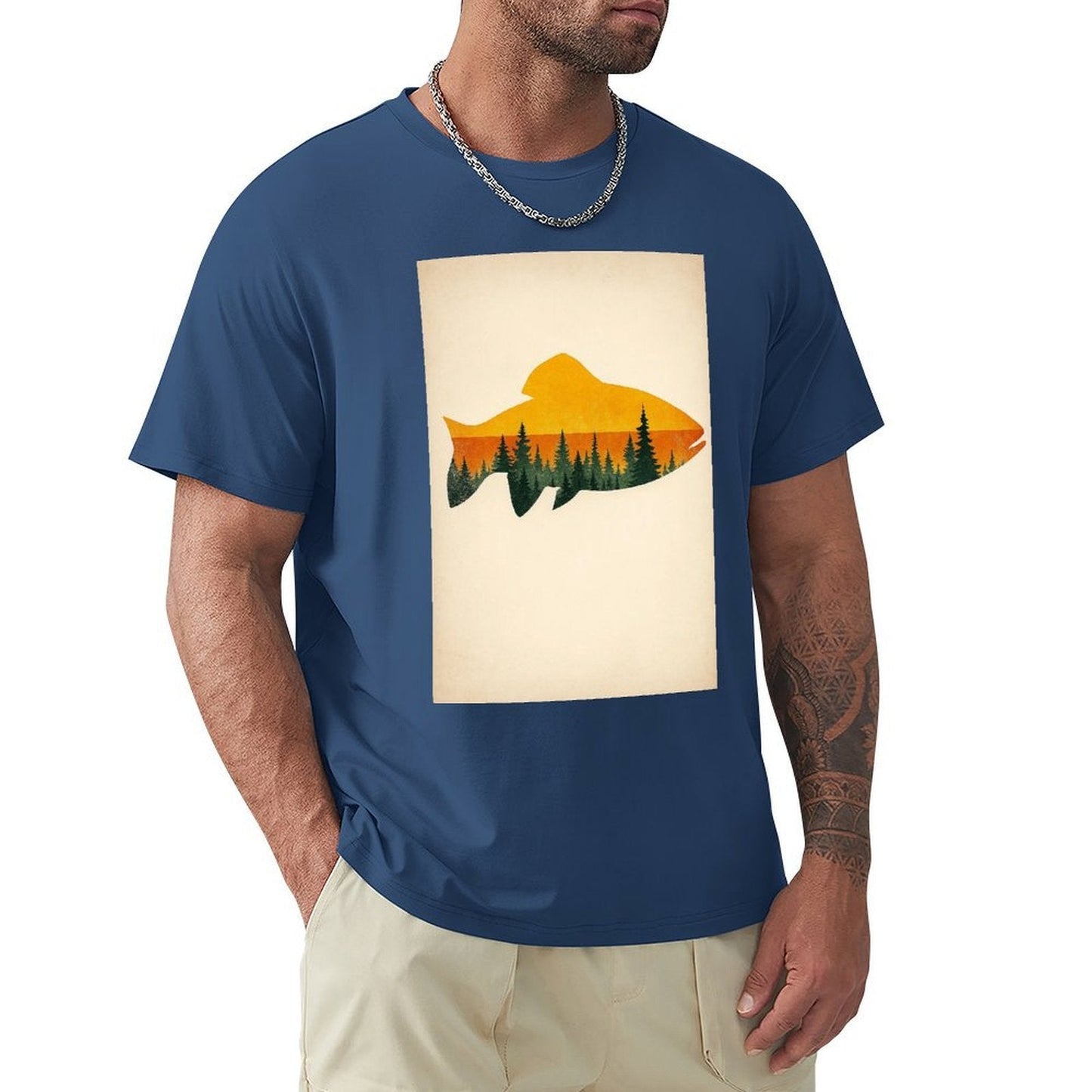 Men's Cotton Short - sleeved T-shirt, Breathable Loose - fitting Casual Summer Top, Suitable for Outdoor Activities and Daily Comfortable Wear,Men's T-shirt100%cottonzxv2oqt936yd - TrendyLookz