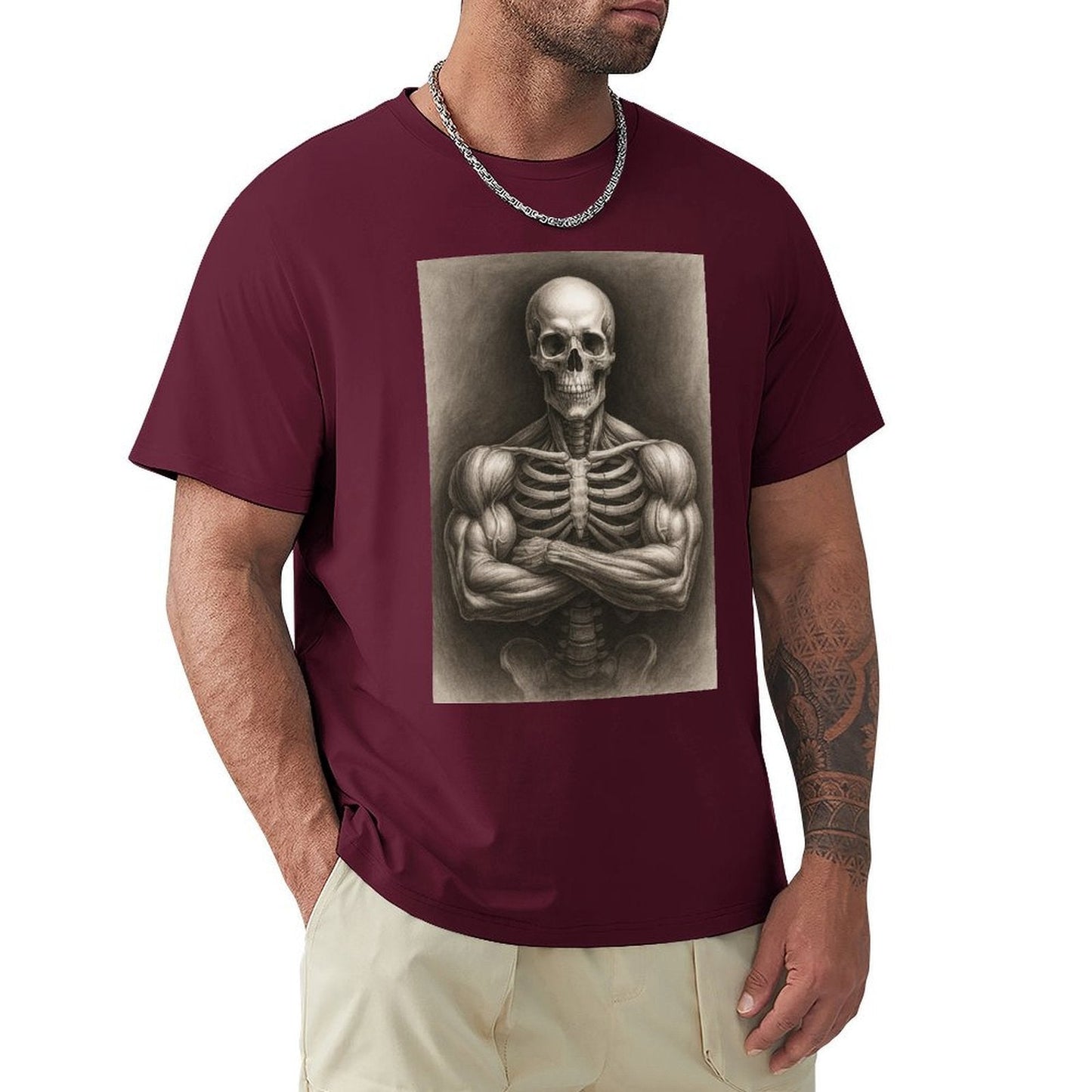 Men's Cotton Short - sleeved T-shirt, Breathable Loose - fitting Casual Summer Top, Suitable for Outdoor Activities and Daily Comfortable Wear,Men's T-shirt100%cottonzxv2owrqq576 - TrendyLookz