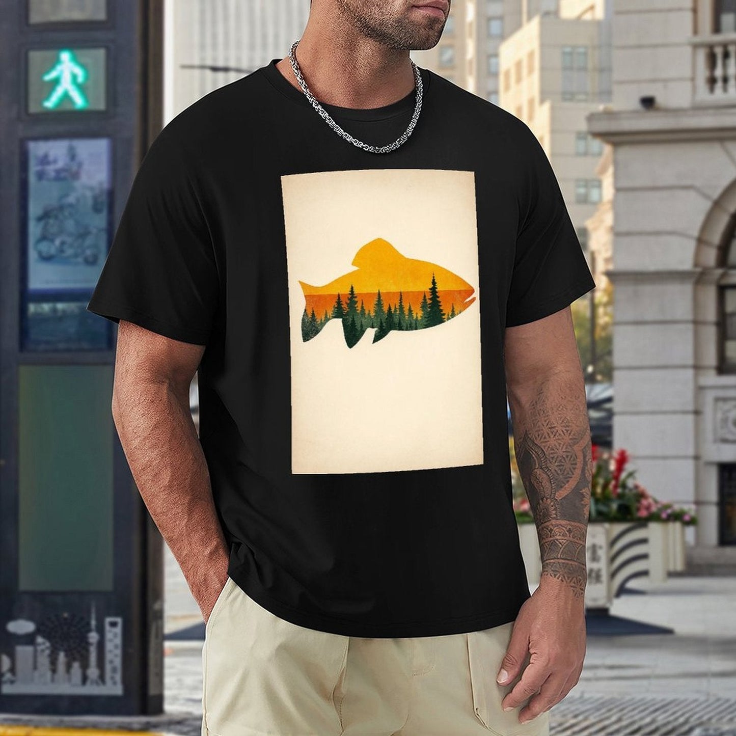 Men's Cotton Short - sleeved T-shirt, Breathable Loose - fitting Casual Summer Top, Suitable for Outdoor Activities and Daily Comfortable Wear,Men's T-shirt100%cottonzxv2oqt936yd - TrendyLookz