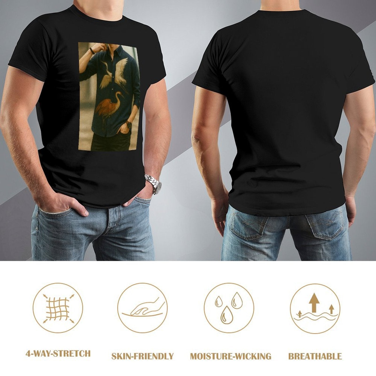 Men's Cotton Short - sleeved T-shirt, Breathable Loose - fitting Casual Summer Top, Suitable for Outdoor Activities and Daily Comfortable Wear,Men's T-shirt100%cottonzxv2oqbf6ele - TrendyLookz