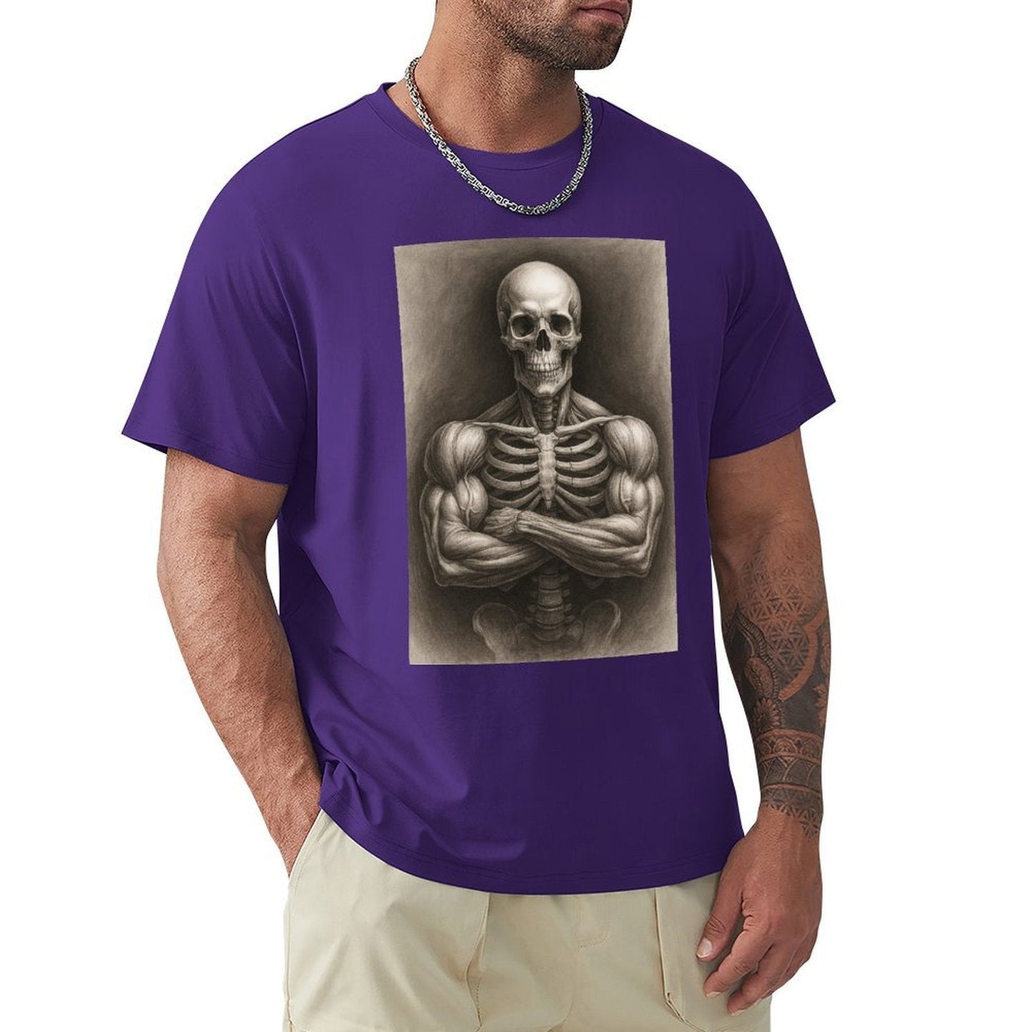 Men's Cotton Short - sleeved T-shirt, Breathable Loose - fitting Casual Summer Top, Suitable for Outdoor Activities and Daily Comfortable Wear,Men's T-shirt100%cottonzxv2owrqq576 - TrendyLookz