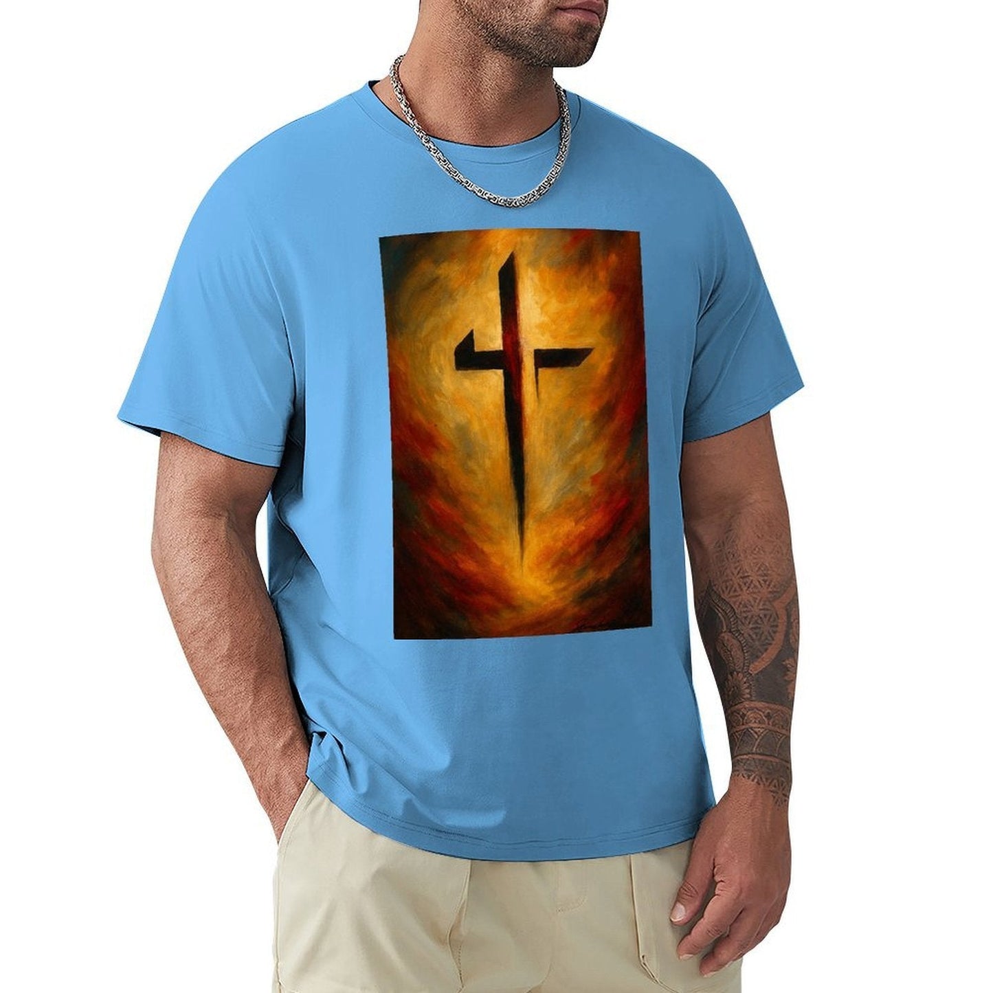 Men's Cotton Short - sleeved T-shirt, Breathable Loose - fitting Casual Summer Top, Suitable for Outdoor Activities and Daily Comfortable Wear,Men's T-shirt100%cottonzxv2oqvw4hxx - TrendyLookz