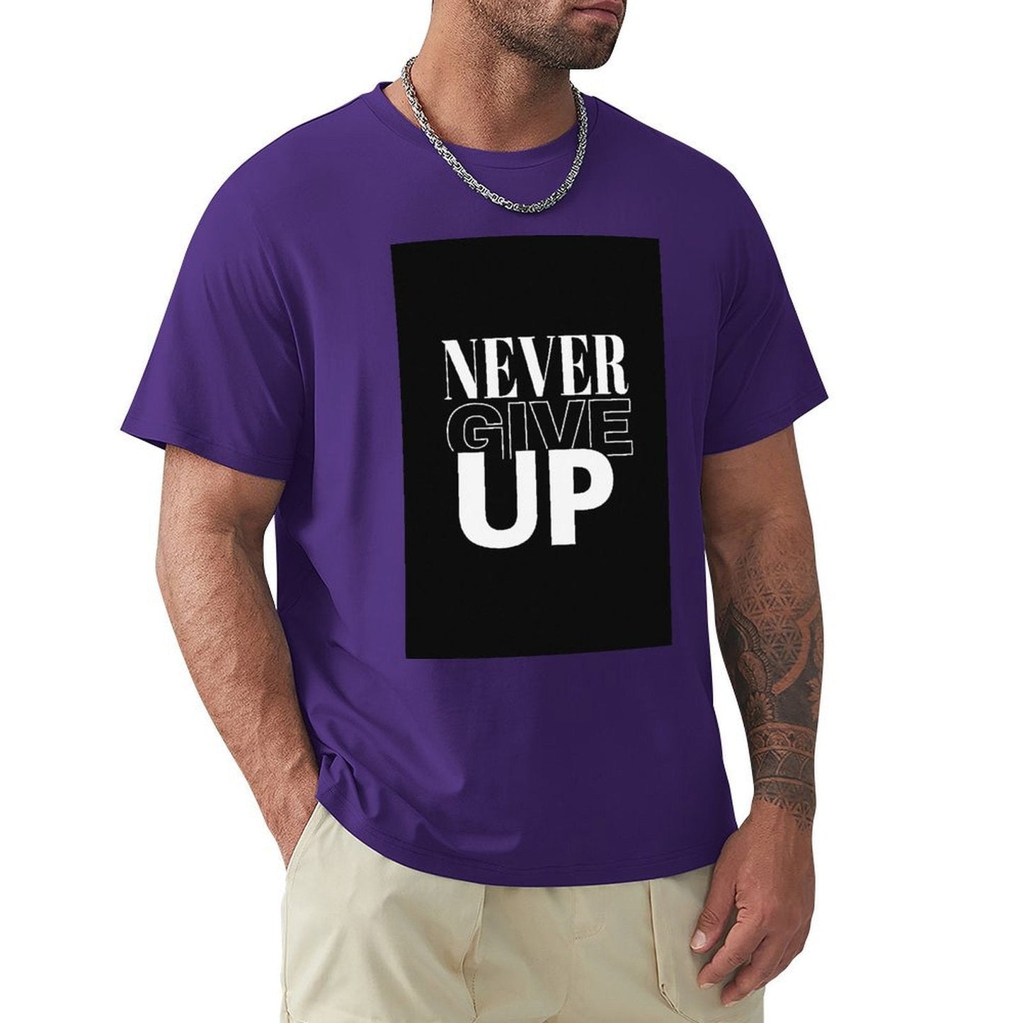 Men's Cotton Short - sleeved T-shirt, Breathable Loose - fitting Casual Summer Top, Suitable for Outdoor Activities and Daily Comfortable Wear,Men's T-shirt100%cottonzxv2oqe5r3be - TrendyLookz
