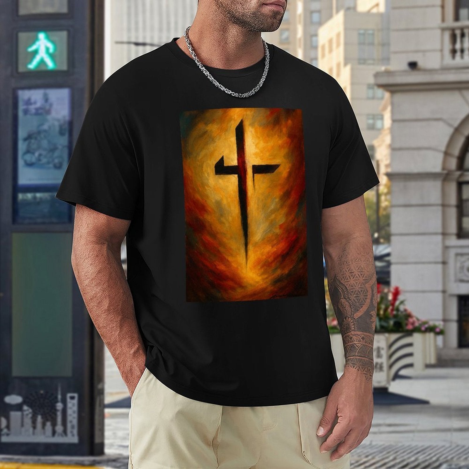Men's Cotton Short - sleeved T-shirt, Breathable Loose - fitting Casual Summer Top, Suitable for Outdoor Activities and Daily Comfortable Wear,Men's T-shirt100%cottonzxv2oqvw4hxx - TrendyLookz