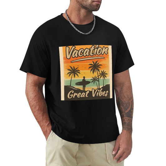 Men's Cotton Short - sleeved T-shirt, Breathable Loose - fitting Casual Summer Top, Suitable for Outdoor Activities and Daily Comfortable Wear,Men's T-shirt100%cottonzxv2ow1q046p - TrendyLookz
