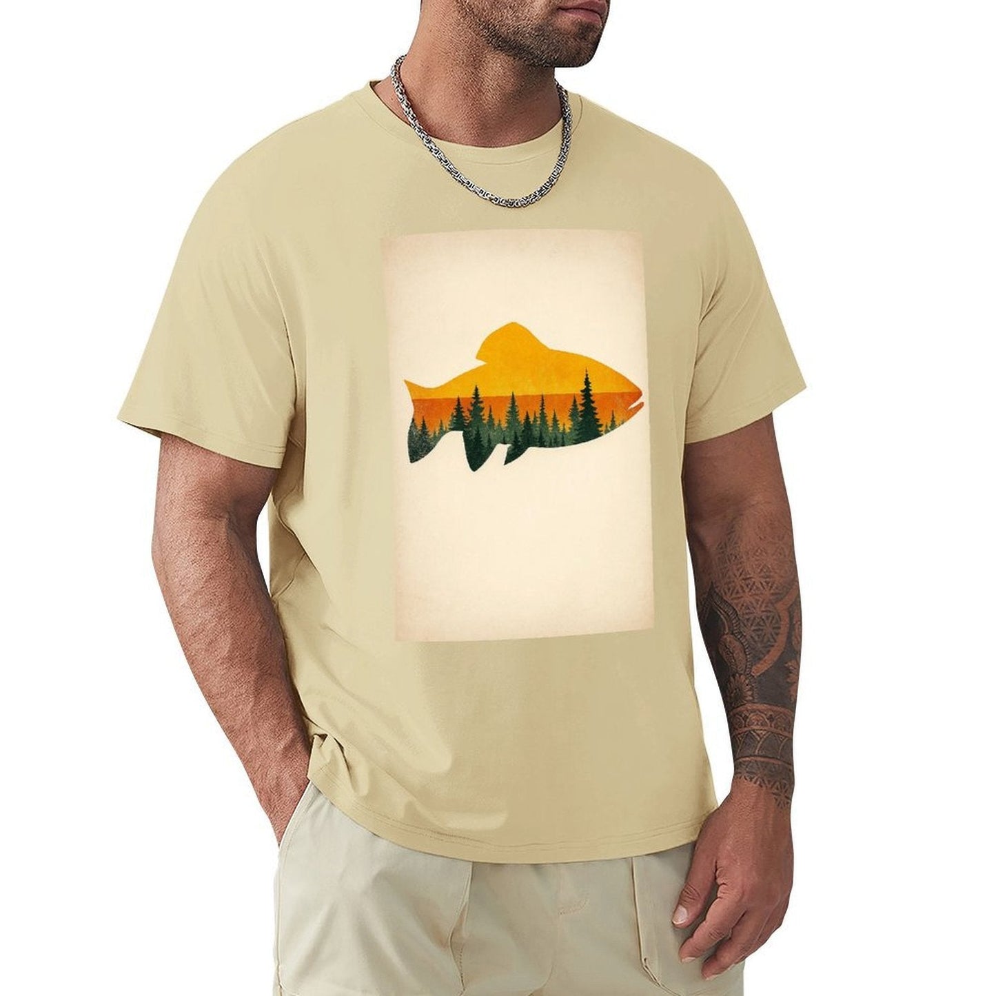 Men's Cotton Short - sleeved T-shirt, Breathable Loose - fitting Casual Summer Top, Suitable for Outdoor Activities and Daily Comfortable Wear,Men's T-shirt100%cottonzxv2oqt936yd - TrendyLookz