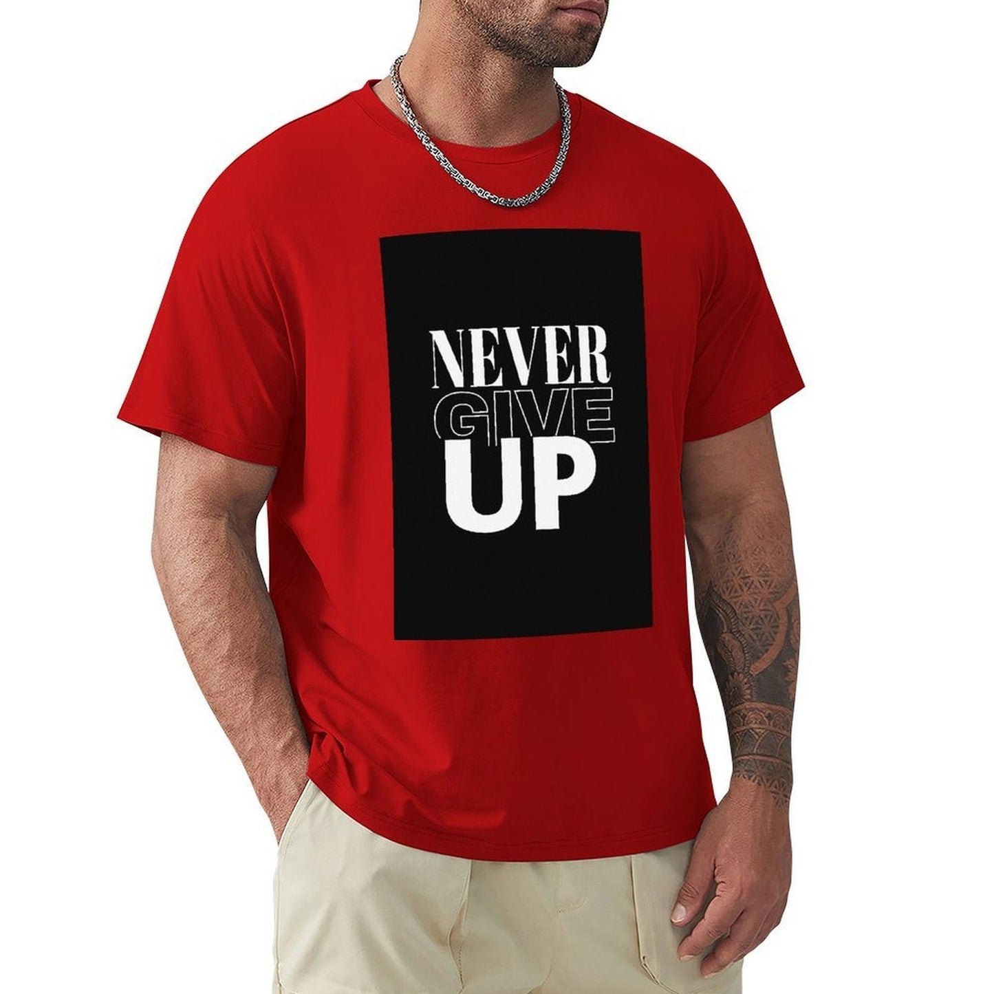 Men's Cotton Short - sleeved T-shirt, Breathable Loose - fitting Casual Summer Top, Suitable for Outdoor Activities and Daily Comfortable Wear,Men's T-shirt100%cottonzxv2oqe5r3be - TrendyLookz