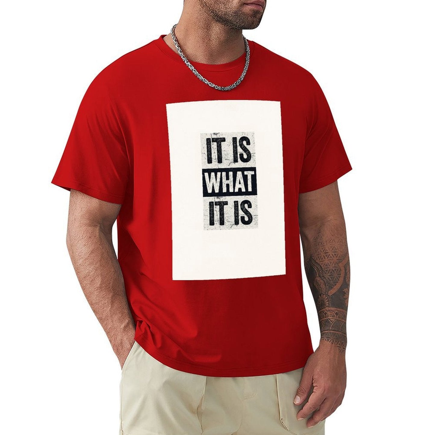 Men's Cotton Short - sleeved T-shirt, Breathable Loose - fitting Casual Summer Top, Suitable for Outdoor Activities and Daily Comfortable Wear,Men's T-shirt100%cottonzxvsgxwl4qct - TrendyLookz