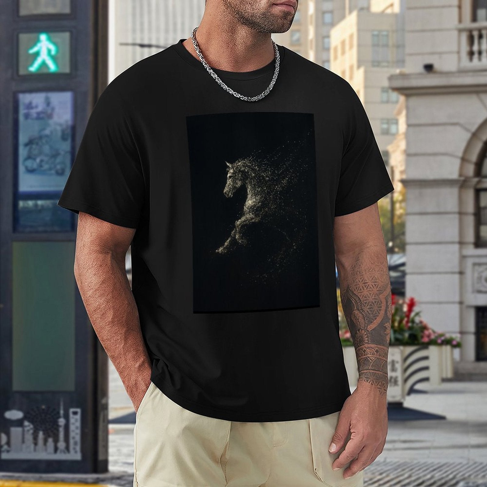 Men's Cotton Short - sleeved T-shirt, Breathable Loose - fitting Casual Summer Top, Suitable for Outdoor Activities and Daily Comfortable Wear,Men's T-shirt100%cottonzxvsy31mruo0 - TrendyLookz