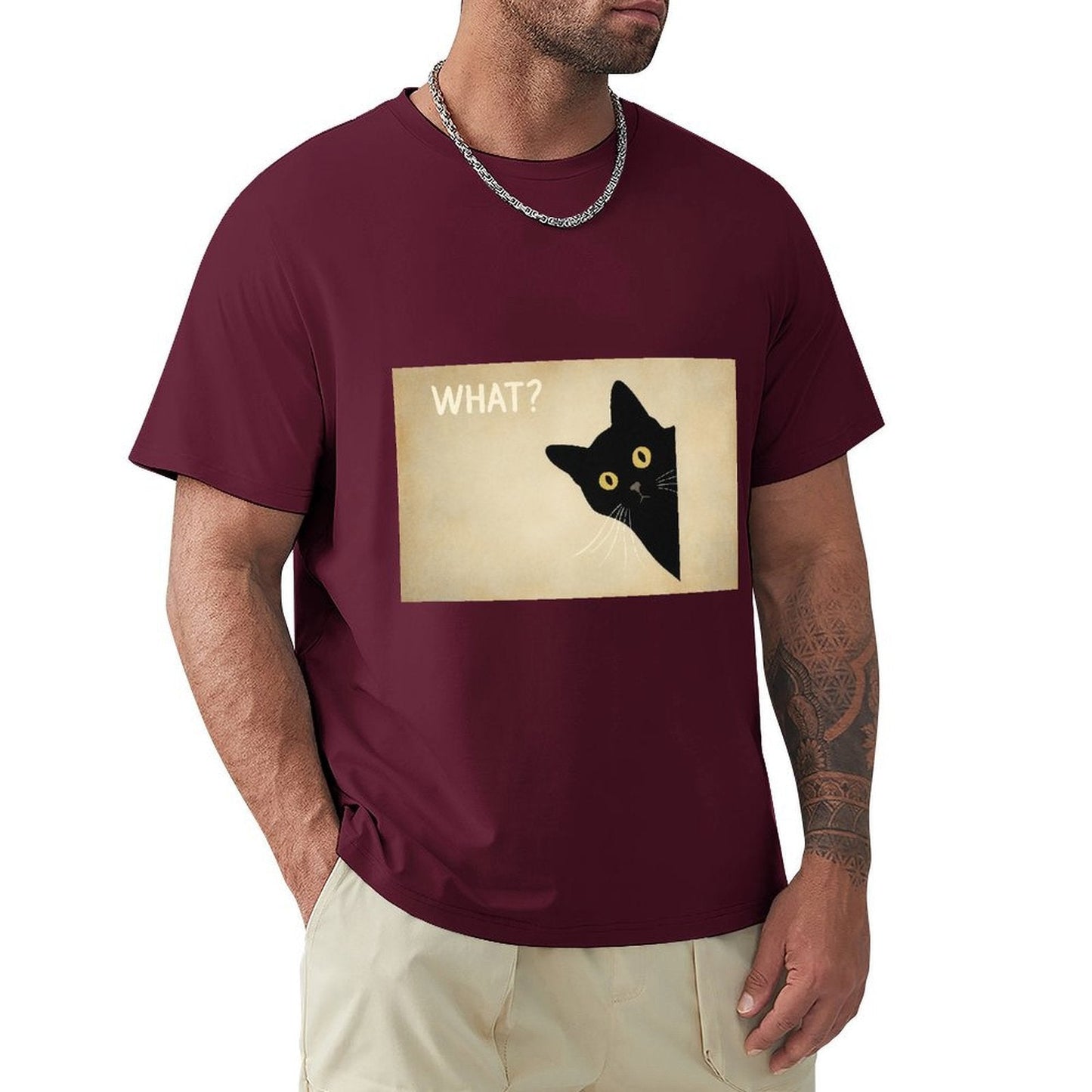 Men's Cotton Short - sleeved T-shirt, Breathable Loose - fitting Casual Summer Top, Suitable for Outdoor Activities and Daily Comfortable Wear,Men's T-shirt100%cottonzxvsgxy55c26 - TrendyLookz