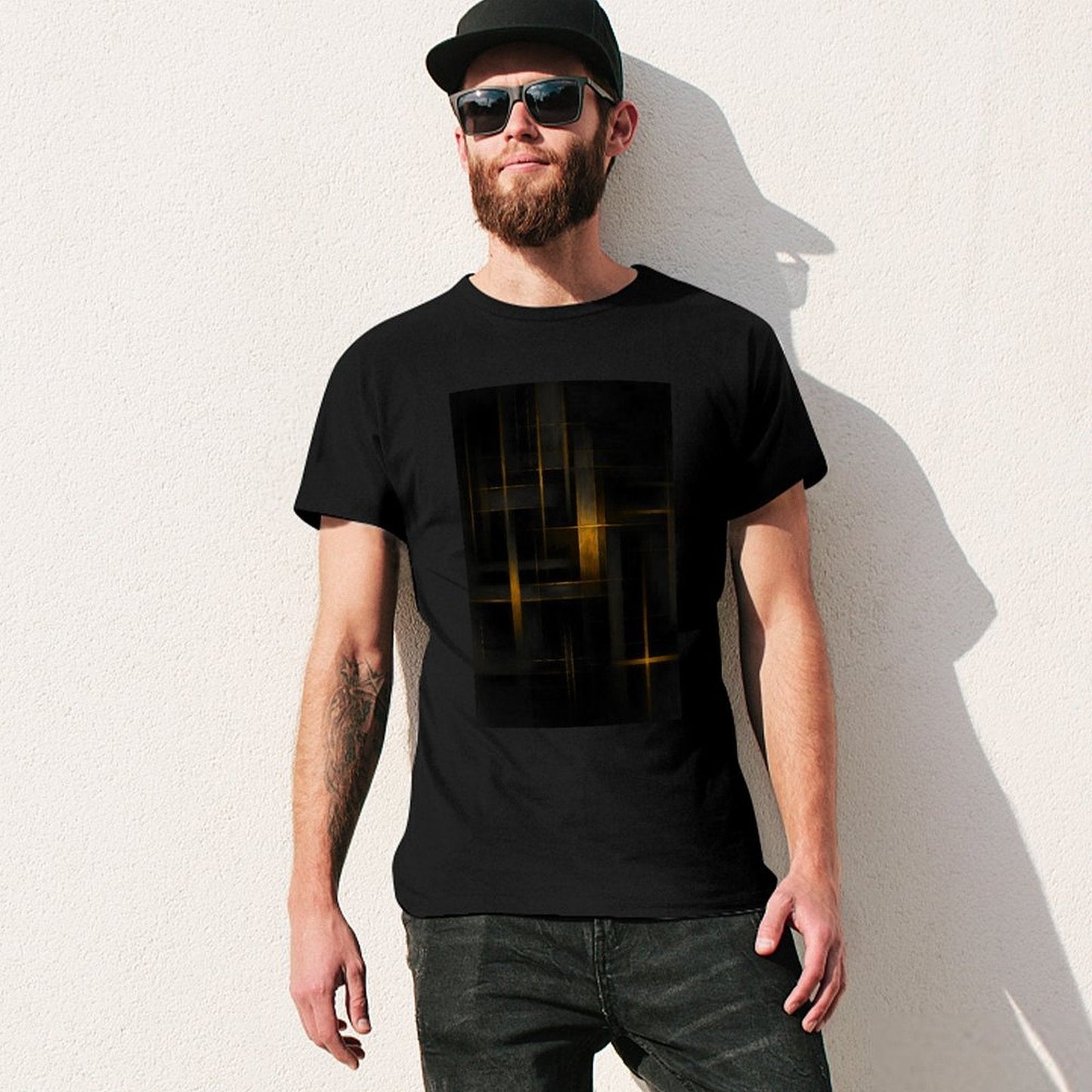 Men's Cotton Short - sleeved T-shirt, Breathable Loose - fitting Casual Summer Top, Suitable for Outdoor Activities and Daily Comfortable Wear,Men's T-shirt100%cottonzxvsgzyhme1r - TrendyLookz