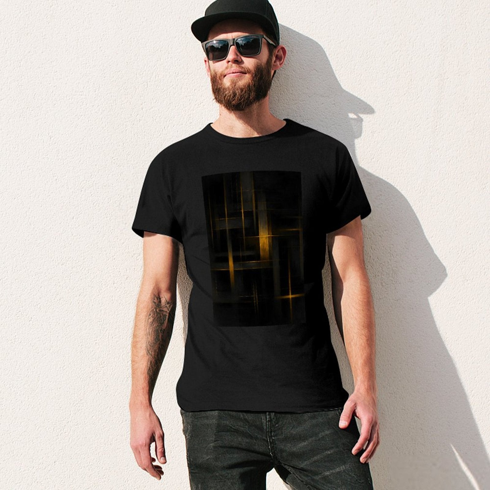 Men's Cotton Short - sleeved T-shirt, Breathable Loose - fitting Casual Summer Top, Suitable for Outdoor Activities and Daily Comfortable Wear,Men's T-shirt100%cottonzxvsgzyhme1r - TrendyLookz