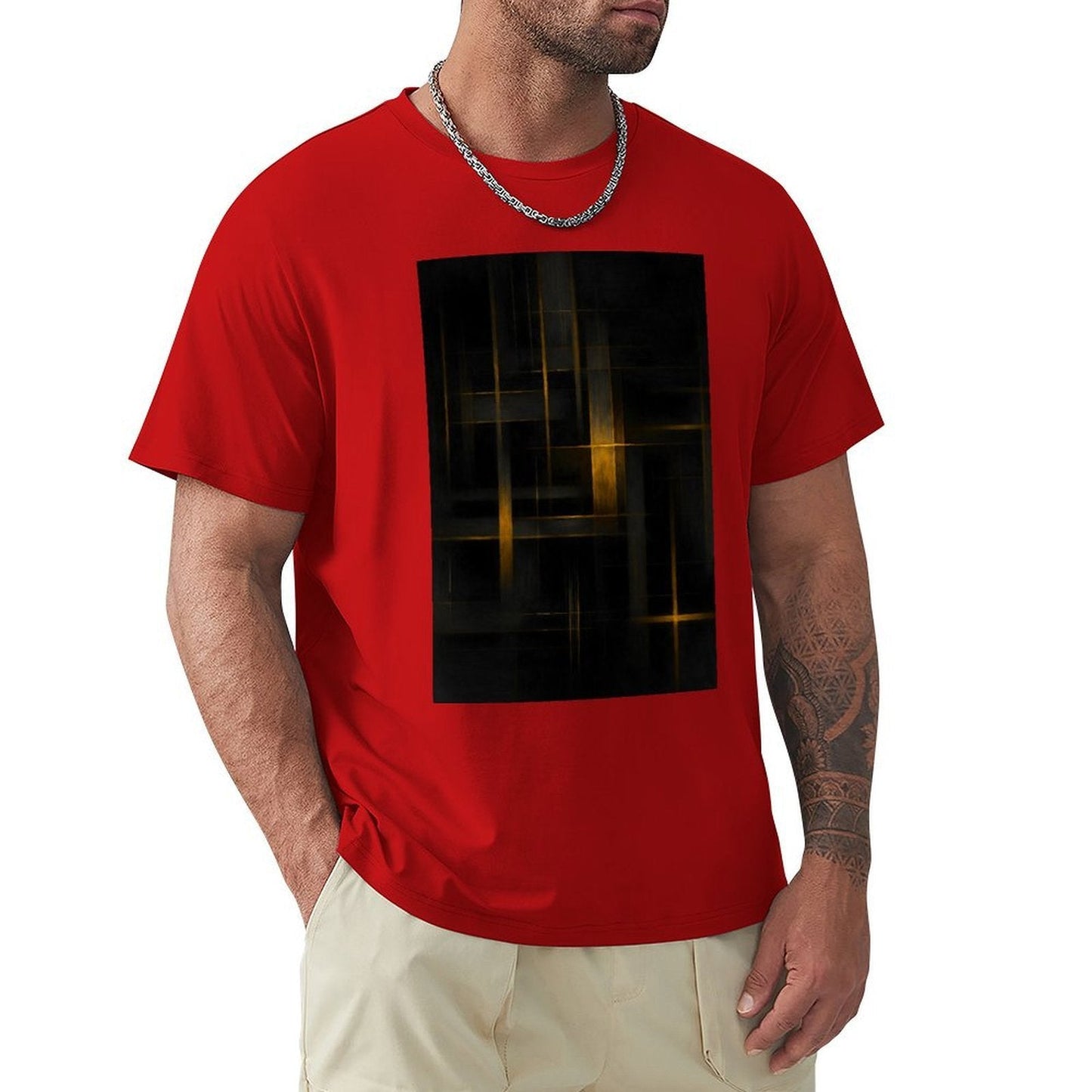 Men's Cotton Short - sleeved T-shirt, Breathable Loose - fitting Casual Summer Top, Suitable for Outdoor Activities and Daily Comfortable Wear,Men's T-shirt100%cottonzxvsgzyhme1r - TrendyLookz