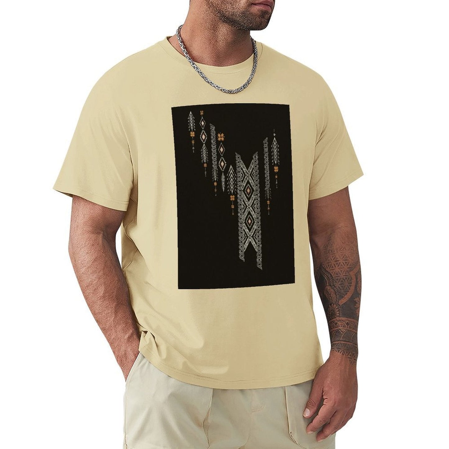 Men's Cotton Short - sleeved T-shirt, Breathable Loose - fitting Casual Summer Top, Suitable for Outdoor Activities and Daily Comfortable Wear,Men's T-shirt100%cottonzxvsykg9etzv - TrendyLookz