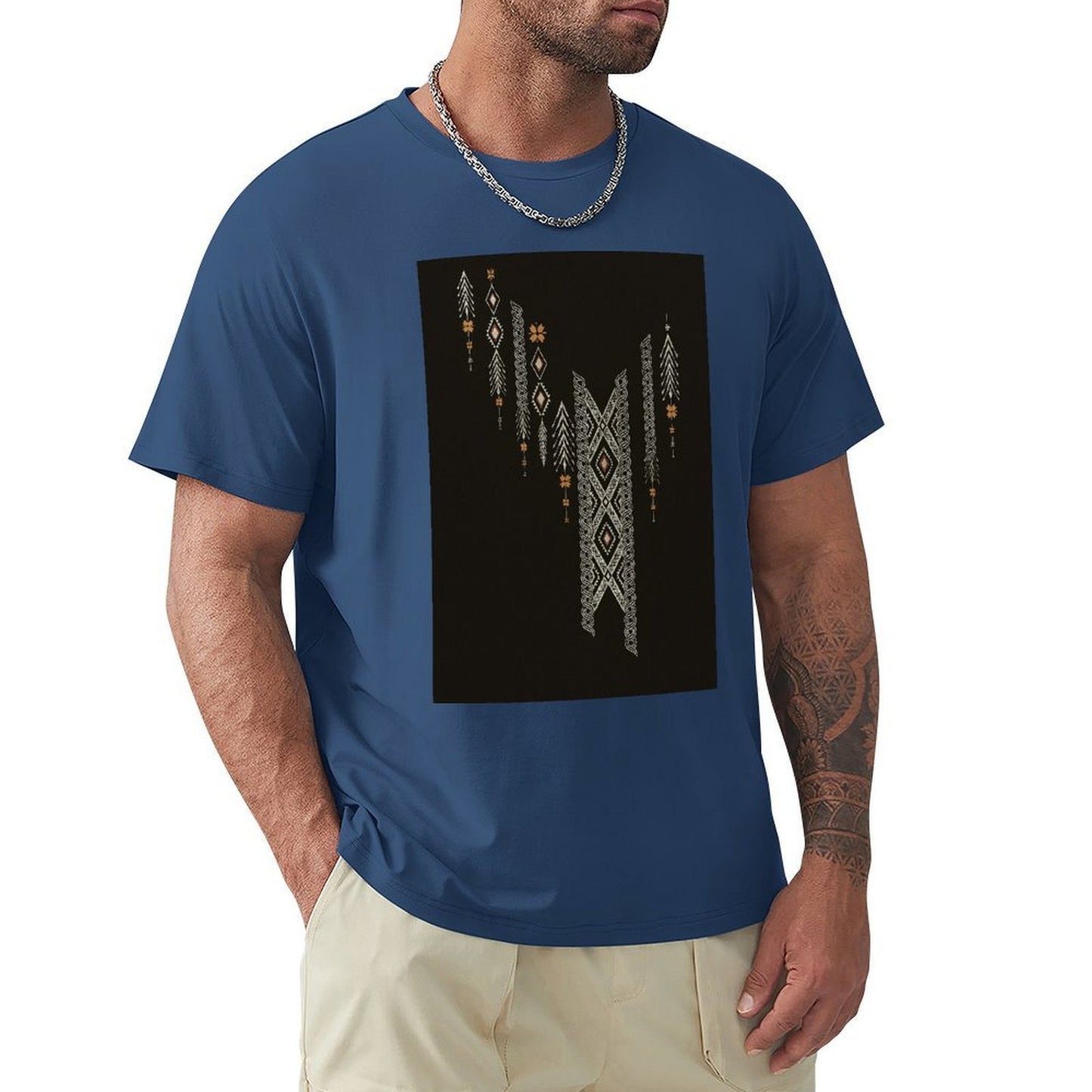 Men's Cotton Short - sleeved T-shirt, Breathable Loose - fitting Casual Summer Top, Suitable for Outdoor Activities and Daily Comfortable Wear,Men's T-shirt100%cottonzxvsykg9etzv - TrendyLookz