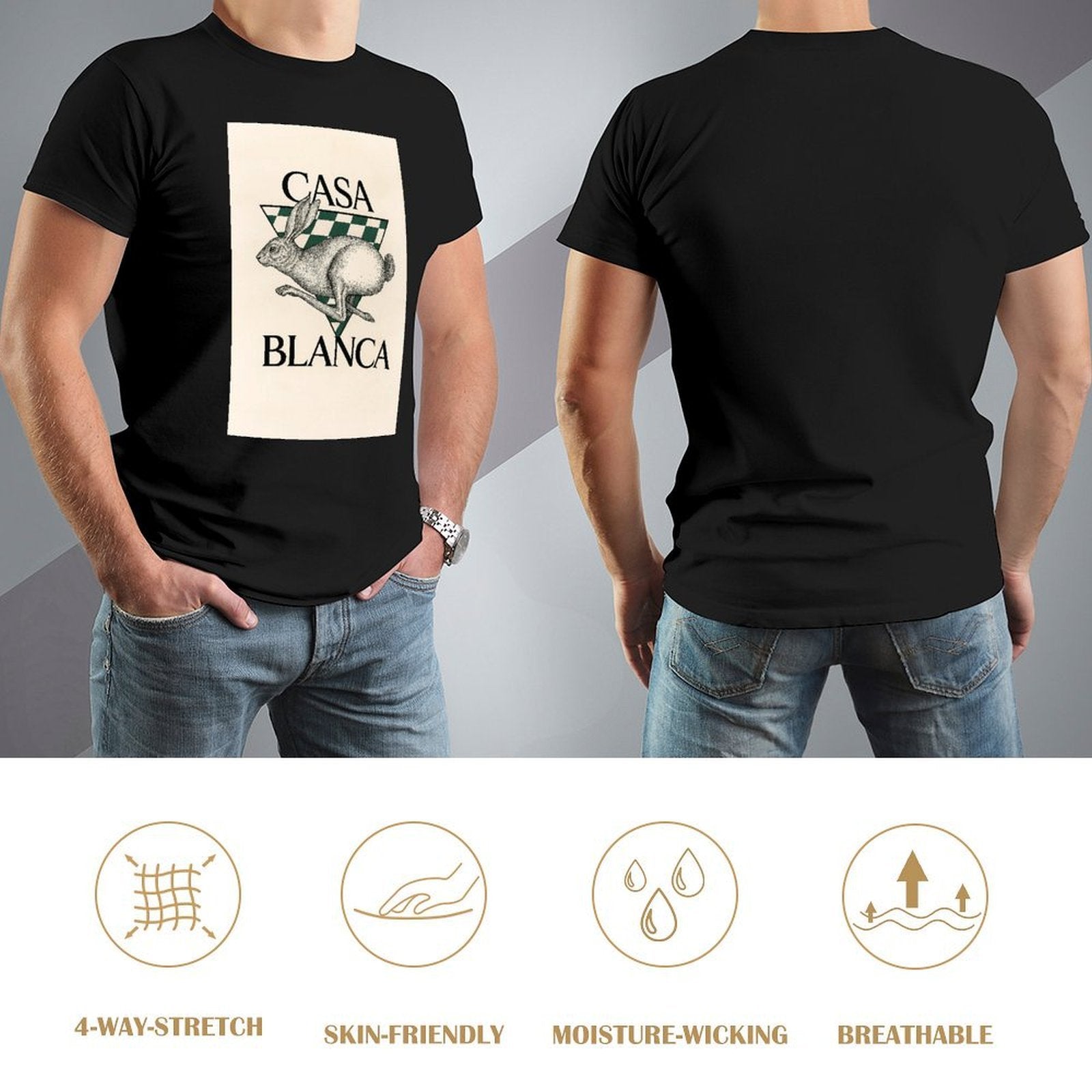Men's Cotton Short - sleeved T-shirt, Breathable Loose - fitting Casual Summer Top, Suitable for Outdoor Activities and Daily Comfortable Wear,Men's T-shirt100%cottonzxvsgxrtpfnd - TrendyLookz
