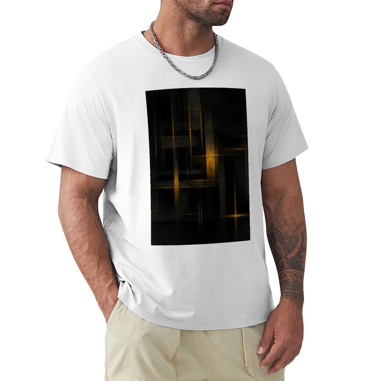 Men's Cotton Short - sleeved T-shirt, Breathable Loose - fitting Casual Summer Top, Suitable for Outdoor Activities and Daily Comfortable Wear,Men's T-shirt100%cottonzxvsgzyhme1r - TrendyLookz
