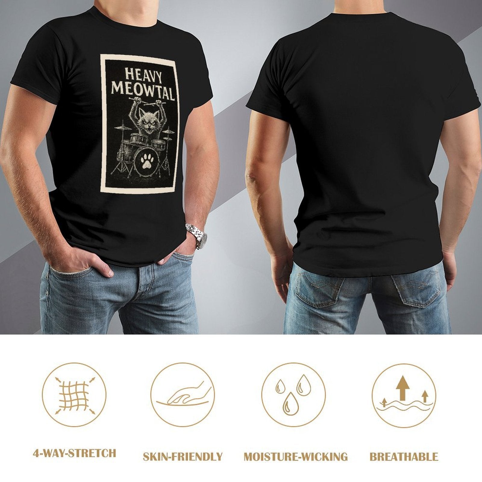 Men's Cotton Short - sleeved T-shirt, Breathable Loose - fitting Casual Summer Top, Suitable for Outdoor Activities and Daily Comfortable Wear,Men's T-shirt100%cottonzxvsgx3tdvps - TrendyLookz