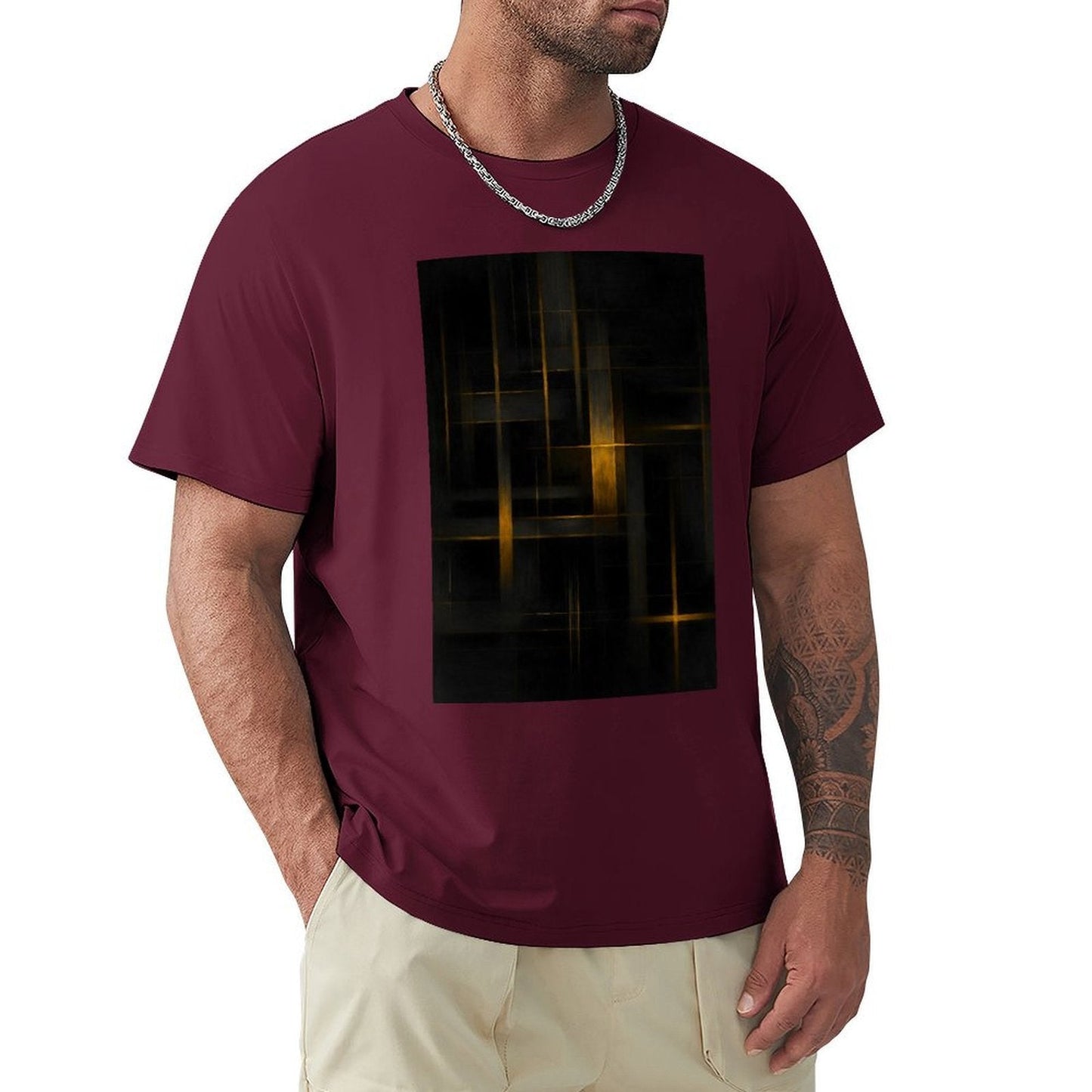Men's Cotton Short - sleeved T-shirt, Breathable Loose - fitting Casual Summer Top, Suitable for Outdoor Activities and Daily Comfortable Wear,Men's T-shirt100%cottonzxvsgzyhme1r - TrendyLookz