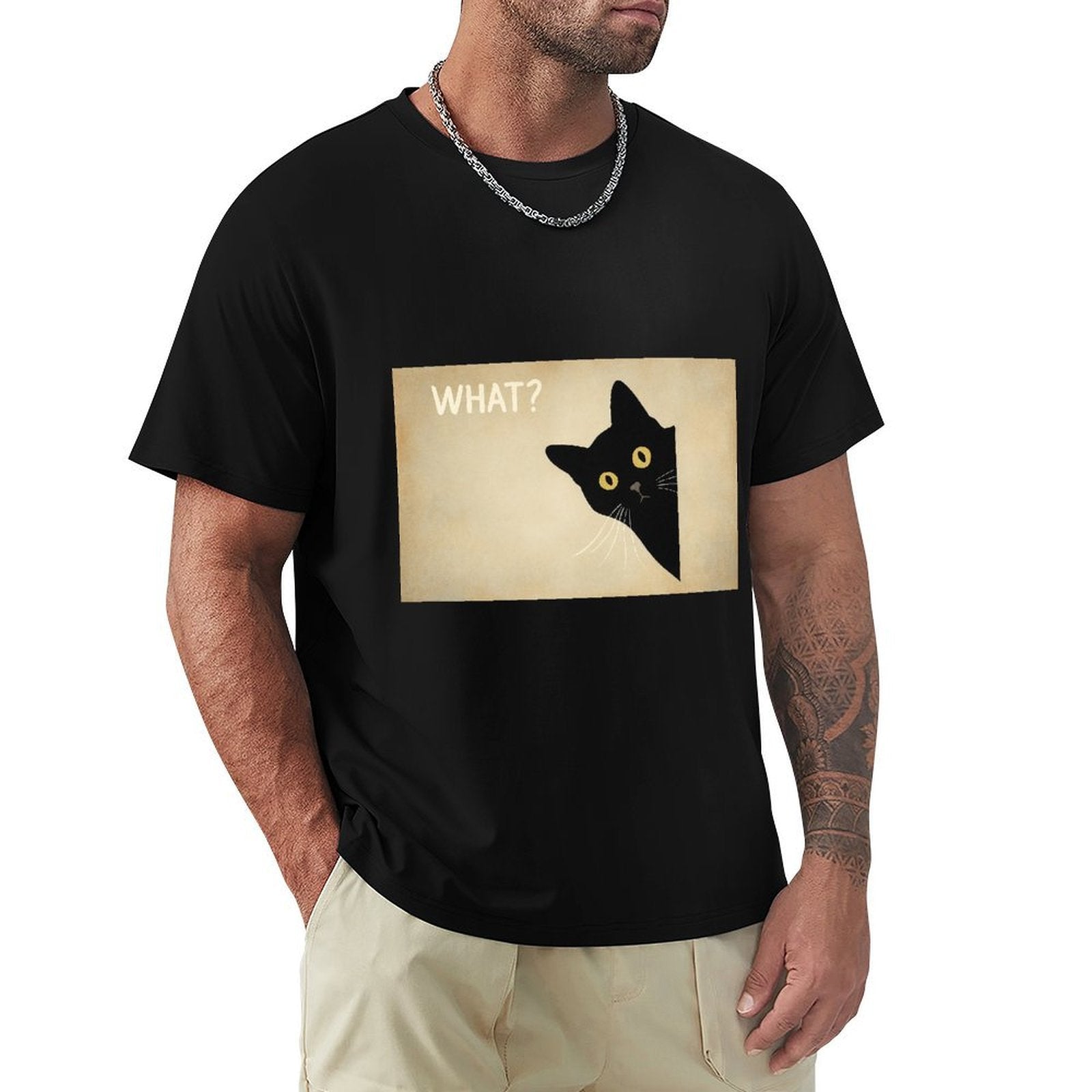 Men's Cotton Short - sleeved T-shirt, Breathable Loose - fitting Casual Summer Top, Suitable for Outdoor Activities and Daily Comfortable Wear,Men's T-shirt100%cottonzxvsgxy55c26 - TrendyLookz