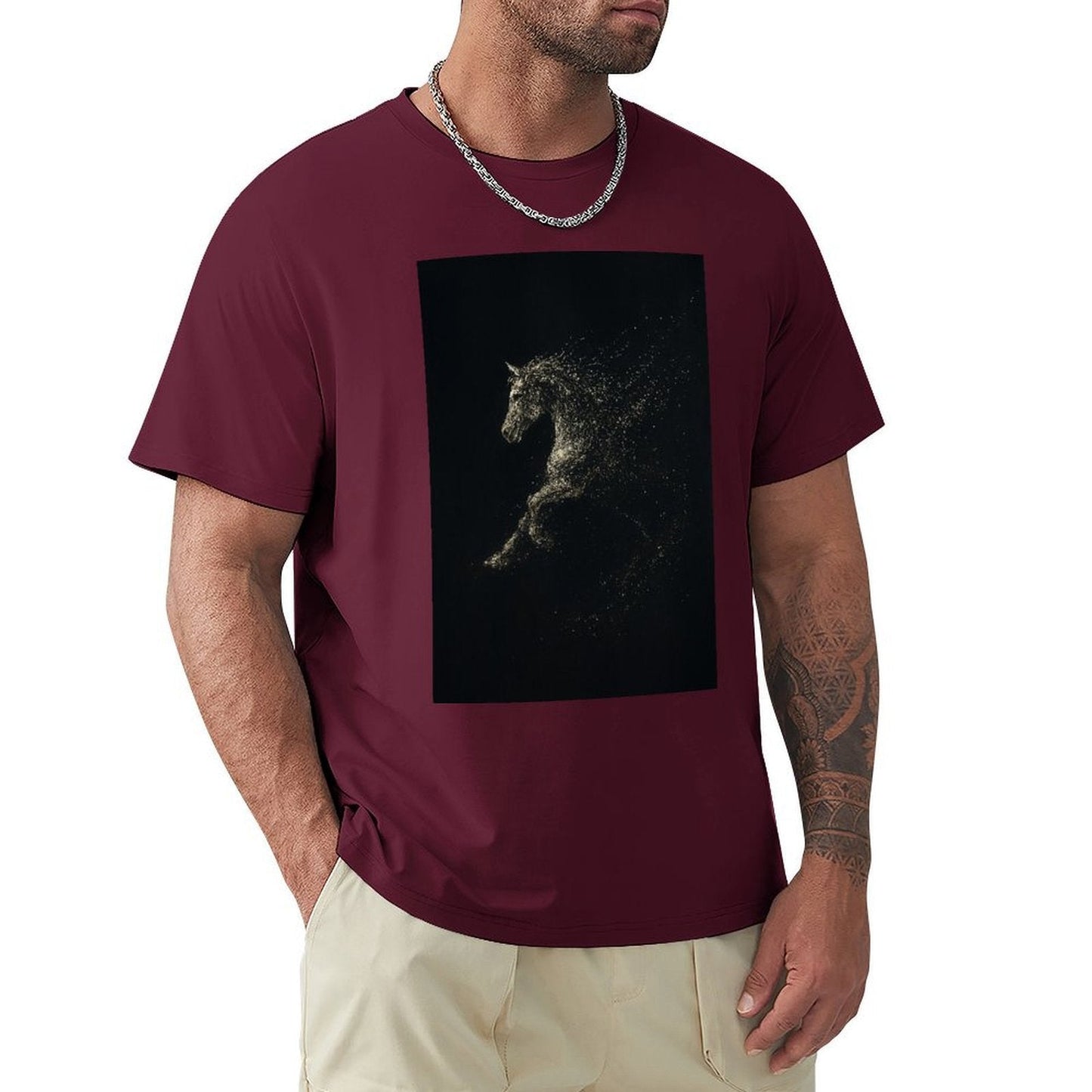 Men's Cotton Short - sleeved T-shirt, Breathable Loose - fitting Casual Summer Top, Suitable for Outdoor Activities and Daily Comfortable Wear,Men's T-shirt100%cottonzxvsy31mruo0 - TrendyLookz