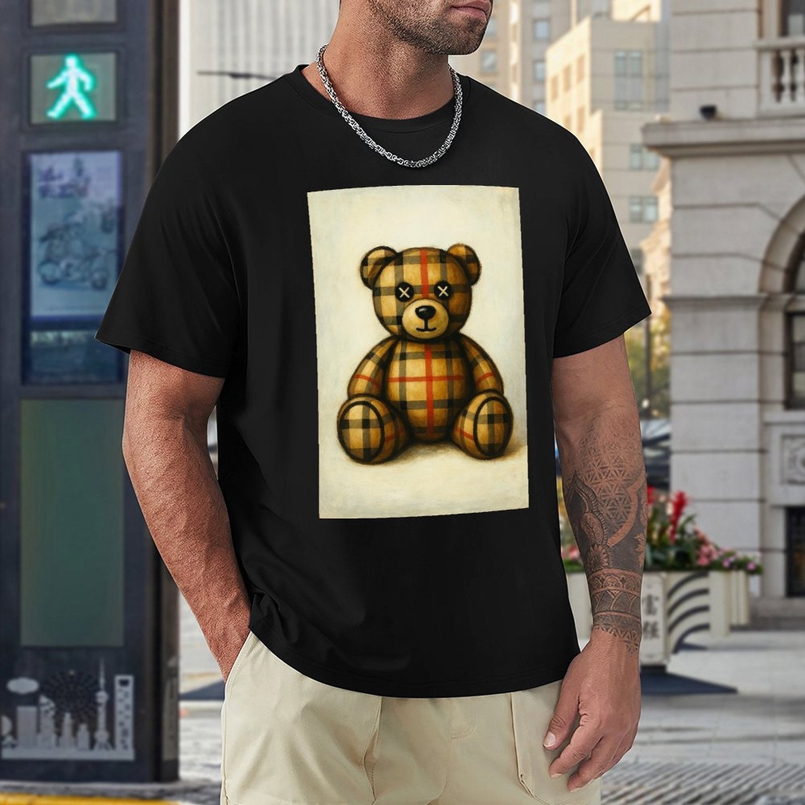 Men's Cotton Short - sleeved T-shirt, Breathable Loose - fitting Casual Summer Top, Suitable for Outdoor Activities and Daily Comfortable Wear,Men's T-shirt100%cottonzxvsgxuyzu0t - TrendyLookz
