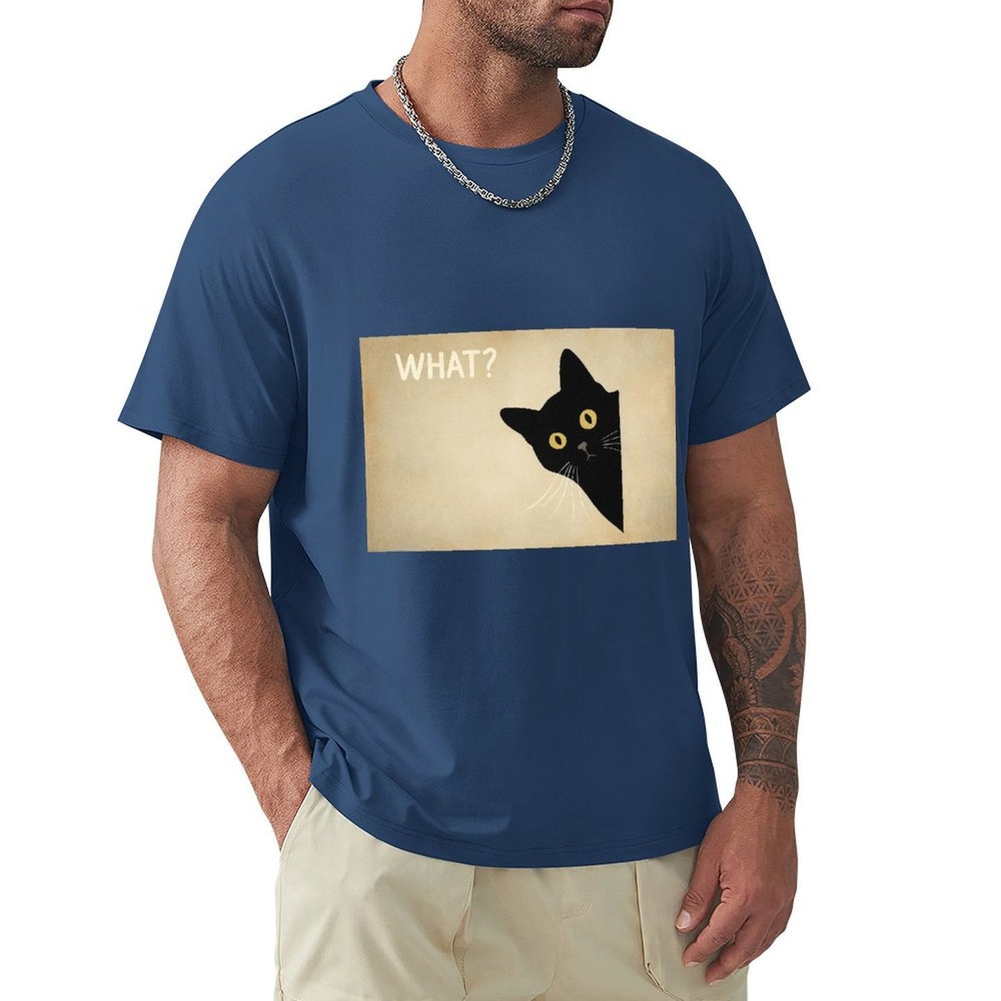 Men's Cotton Short - sleeved T-shirt, Breathable Loose - fitting Casual Summer Top, Suitable for Outdoor Activities and Daily Comfortable Wear,Men's T-shirt100%cottonzxvsgxy55c26 - TrendyLookz