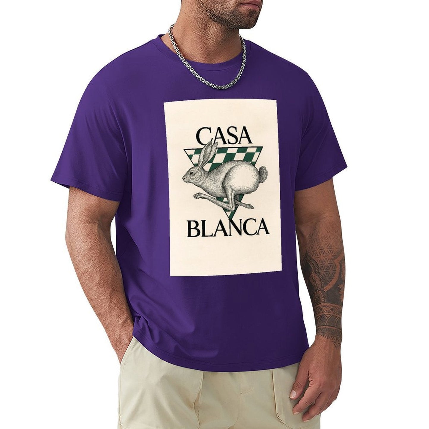 Men's Cotton Short - sleeved T-shirt, Breathable Loose - fitting Casual Summer Top, Suitable for Outdoor Activities and Daily Comfortable Wear,Men's T-shirt100%cottonzxvsgxrtpfnd - TrendyLookz